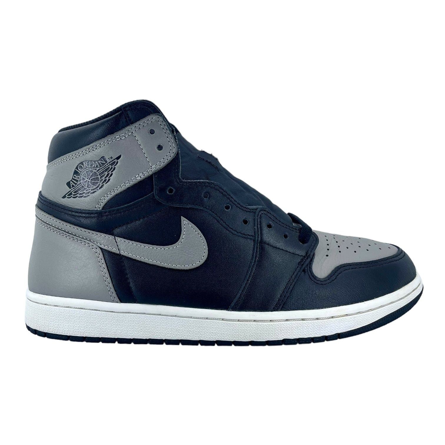 image of Nike Air Jordan 1 Retro High Shadow (2018) Shoes in Grey, Men's (Size 11)