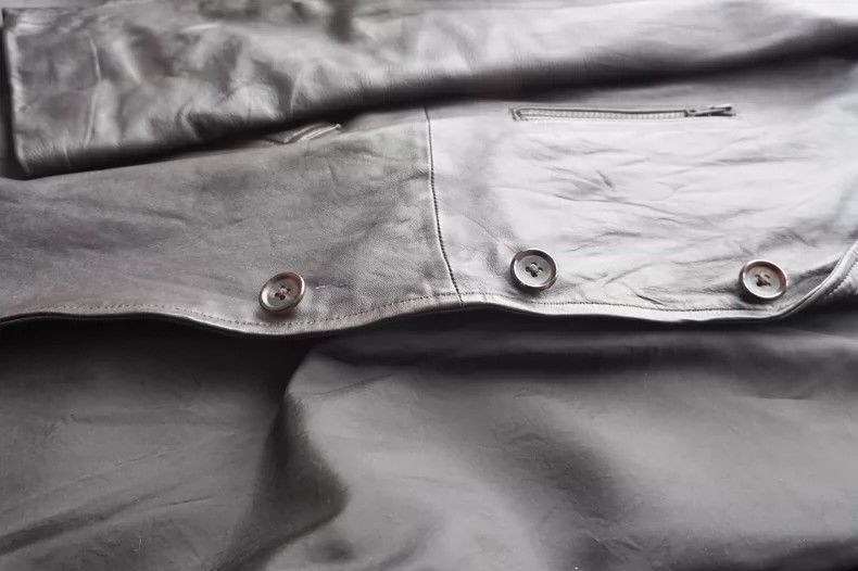 Yohji Yamamoto YohjiYamamoto 2006AW Leather jacket-2505 Size US M / EU 48-50 / 2 - 7 Thumbnail
