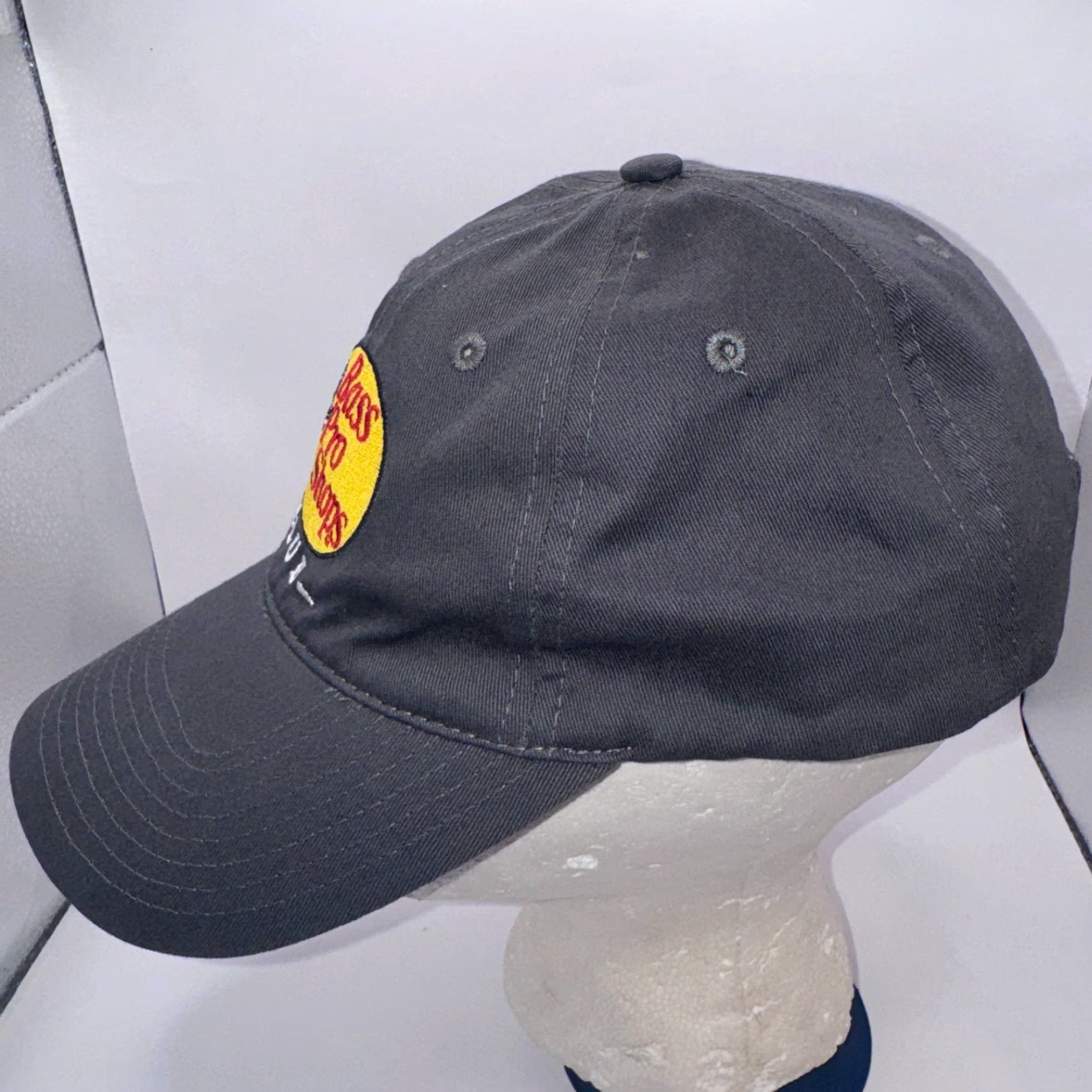 Bass Pro Shops VINTAGE Bass Pro Shops Gray Hat Baseball Cap Strapback One Size Men Adjustable Cap Cotton Canvas Logo Size ONE SIZE - 2 Thumbnail