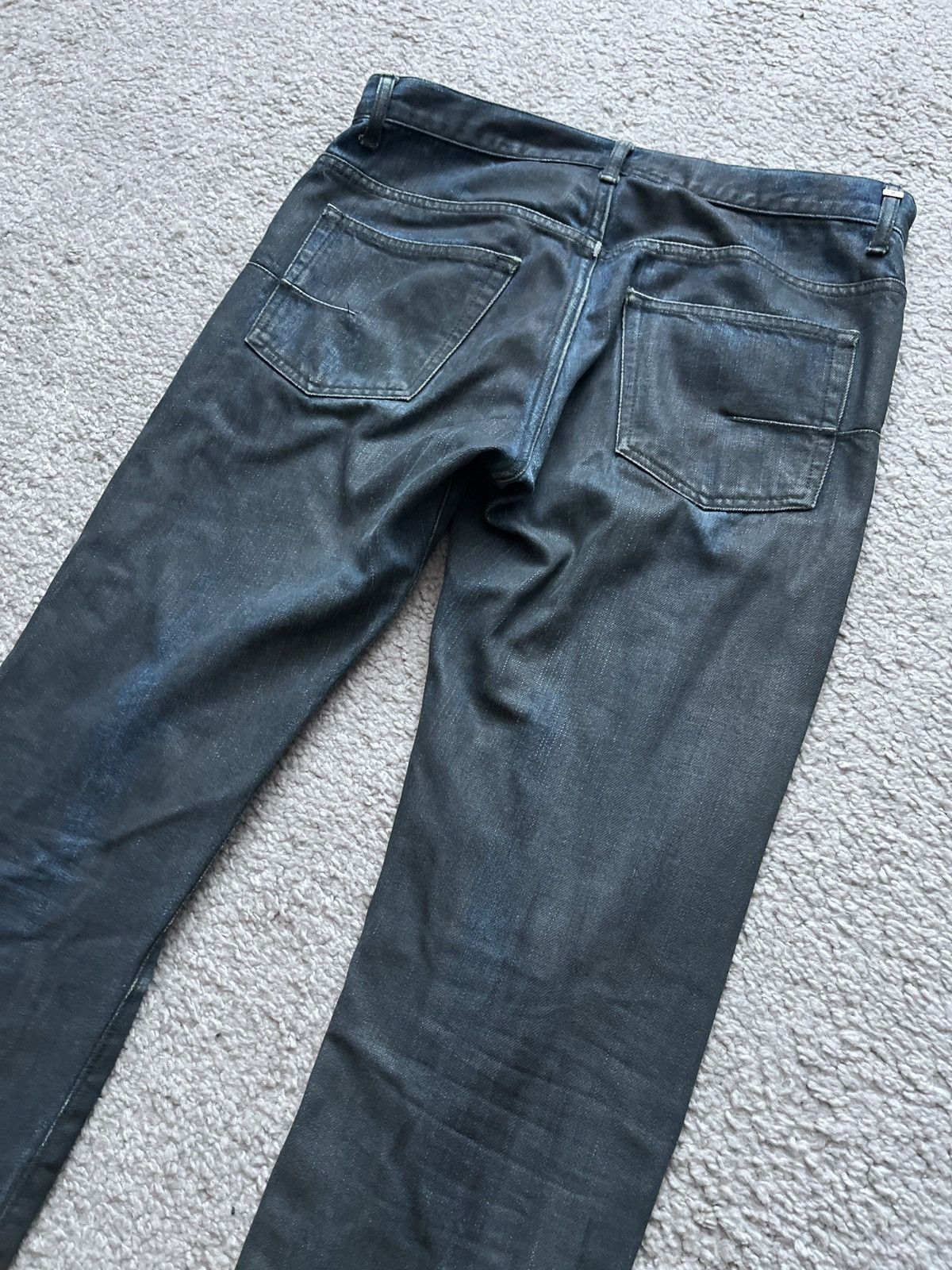 Dior Dior KVA waxed mud wash jeans Size US 29 - 6 Thumbnail