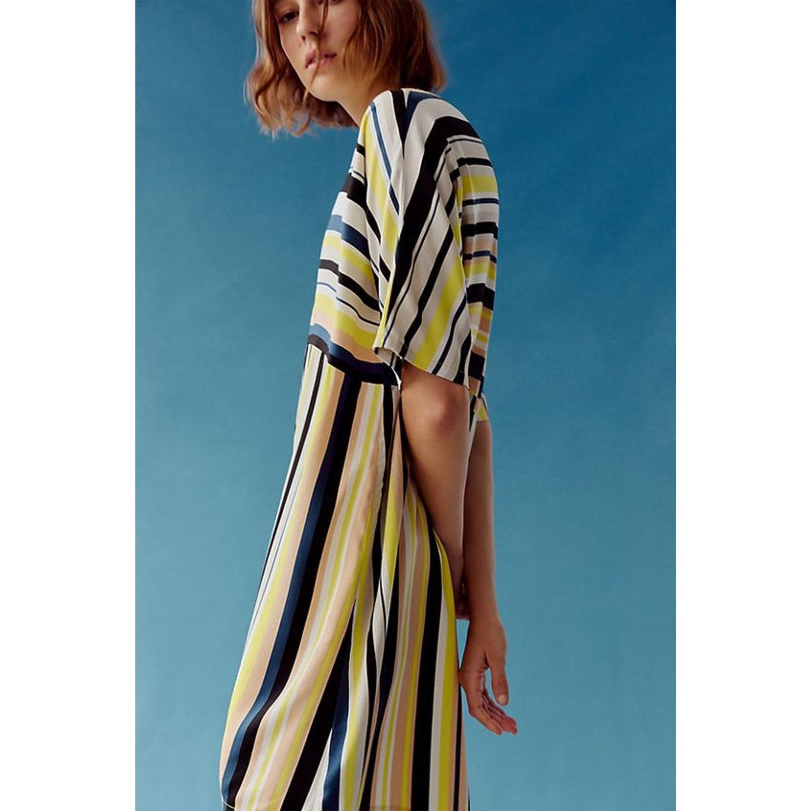 Anthropologie New Anthropologie Peter Som Naxos Striped Tunic Dress $148 Size XXL / US 16-18 / IT 52-54 - 8 Thumbnail