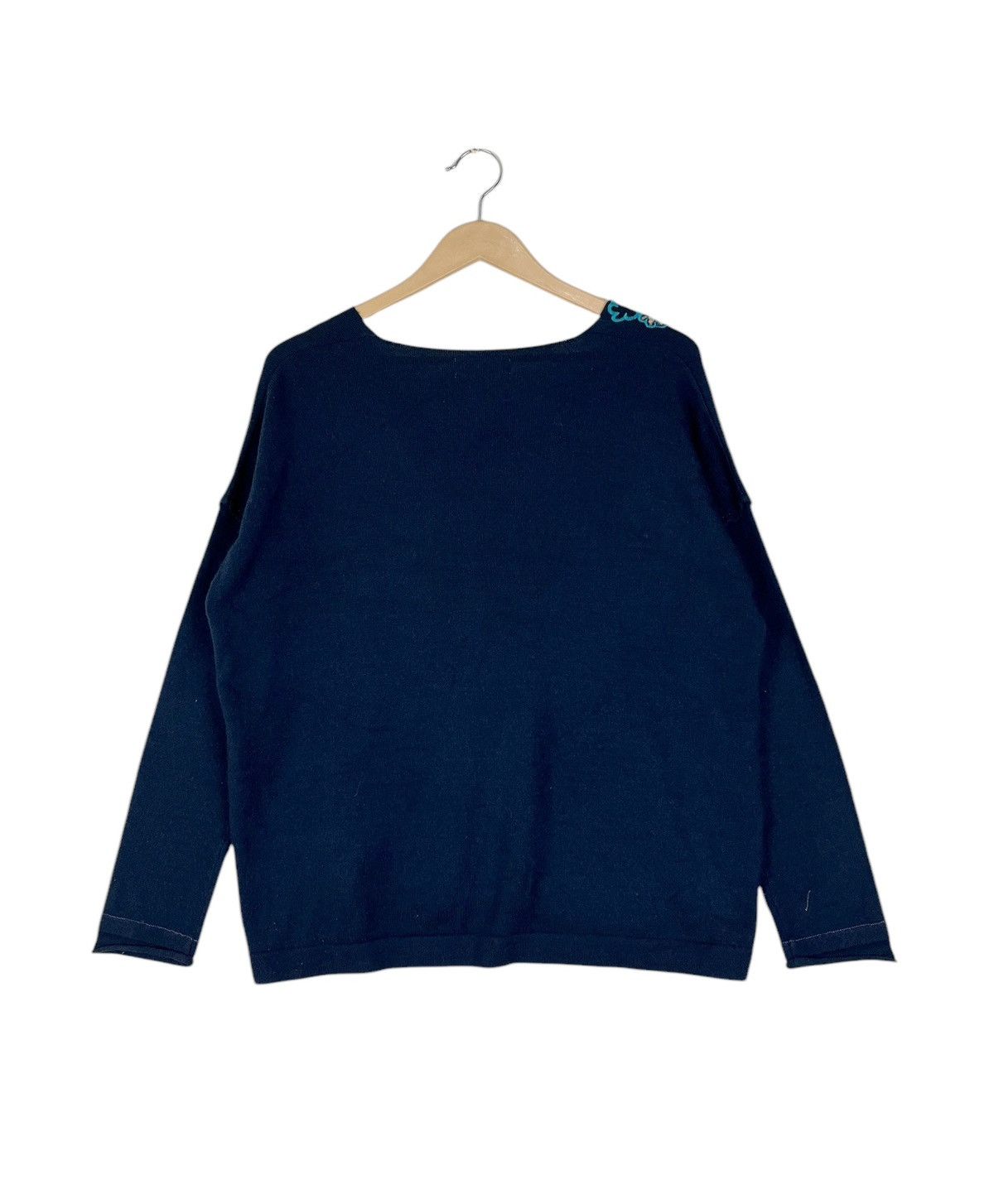 Issey Miyake × Japanese Brand × Ne-Net Ne-Net by Issey Miyake Arcylic Longsleeve Shirt Size L / US 10 / IT 46 - 2 Thumbnail