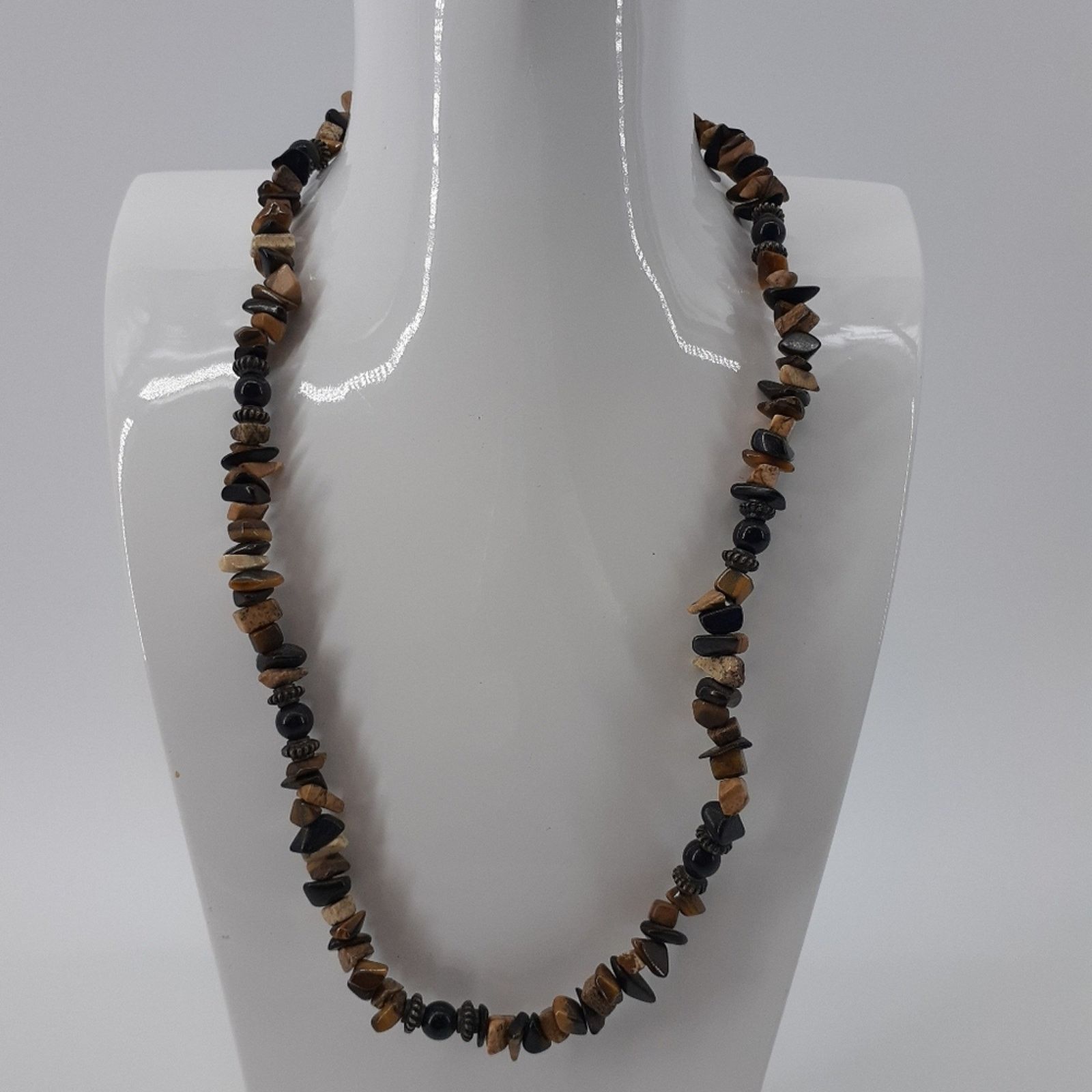 Other Women's brown stone necklace Women's brown stone necklace Size ONE SIZE - 4 Thumbnail