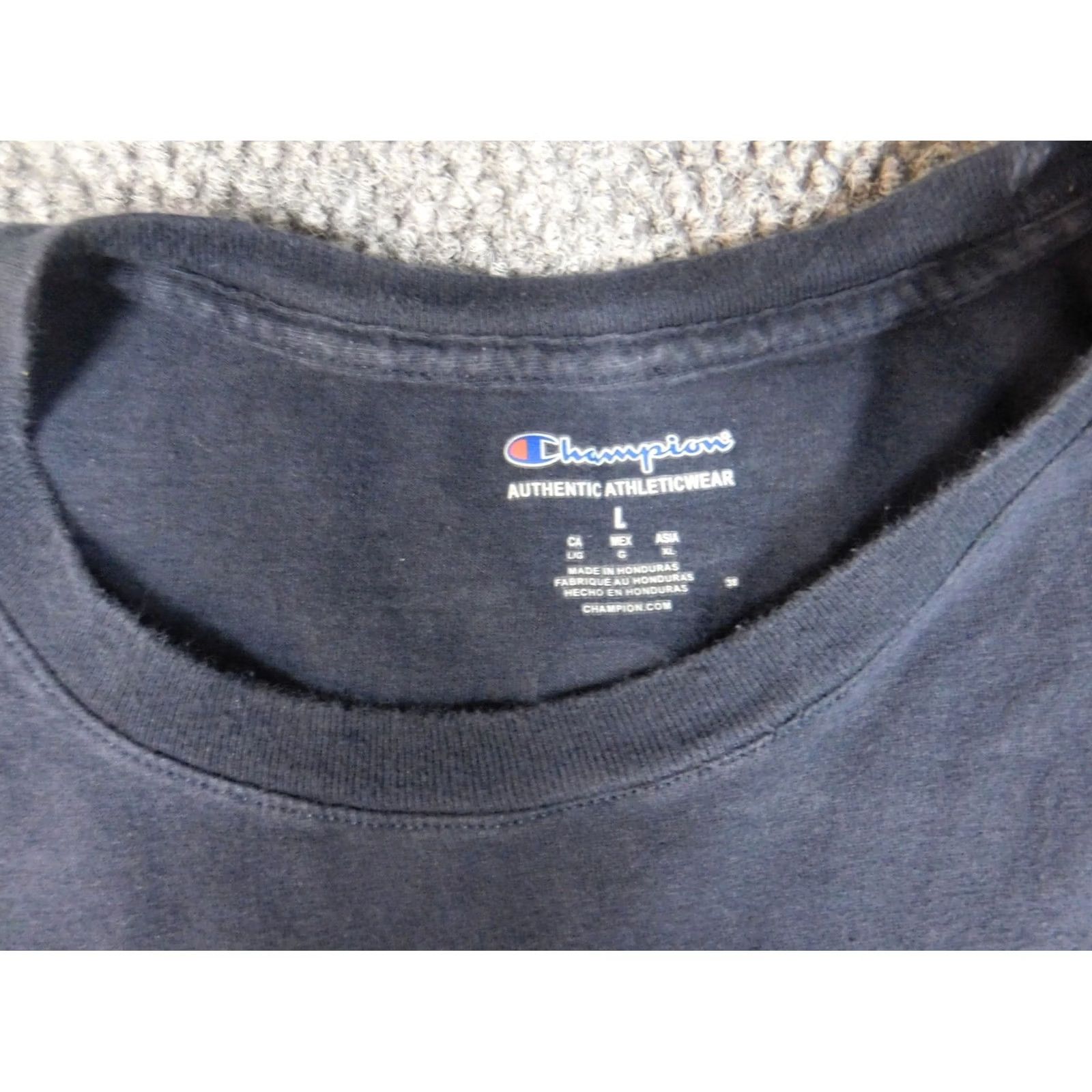 Champion Champion Shirt Mens Large Blue Logo Tank Size US L / EU 52-54 / 3 - 7 Thumbnail