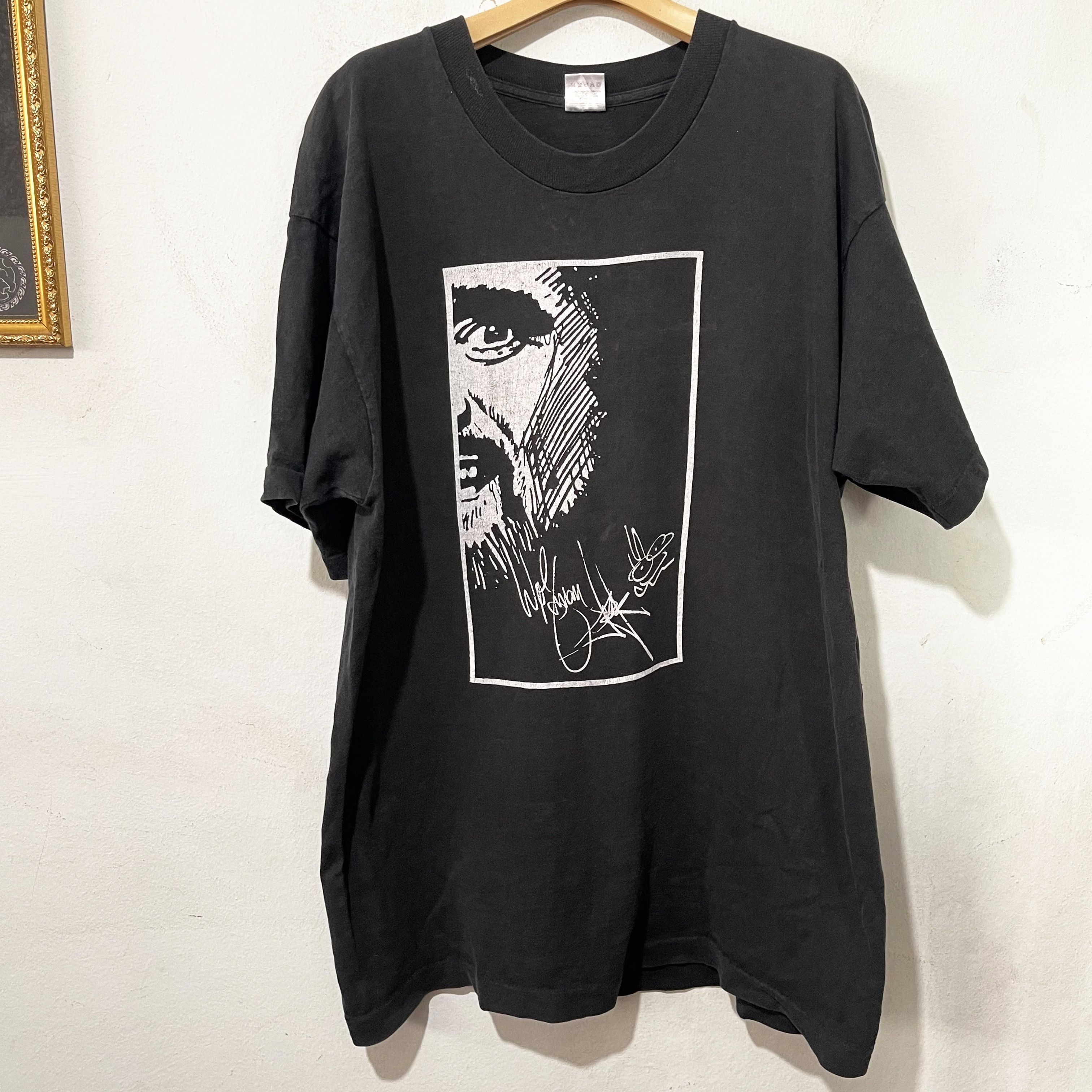 Vintage Vintage 90s Wolfman Jack T-Shirt Size US XL / EU 56 / 4 - 1 Thumbnail