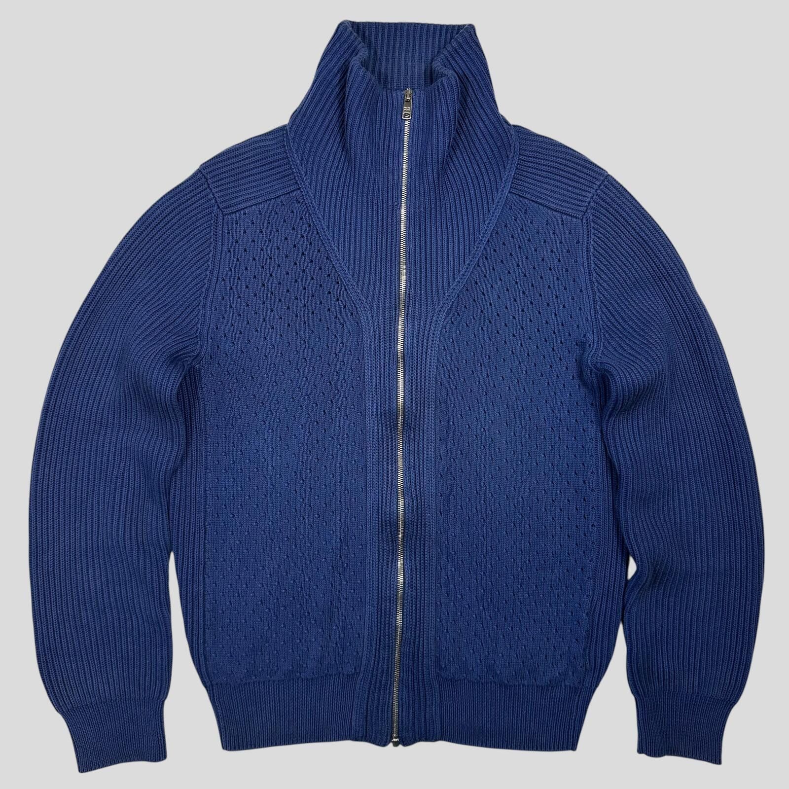 Prada Prada Milano 2018 Perforated Heavy Knit Cardigan Jacket - M Size US M / EU 48-50 / 2 - 2 Thumbnail