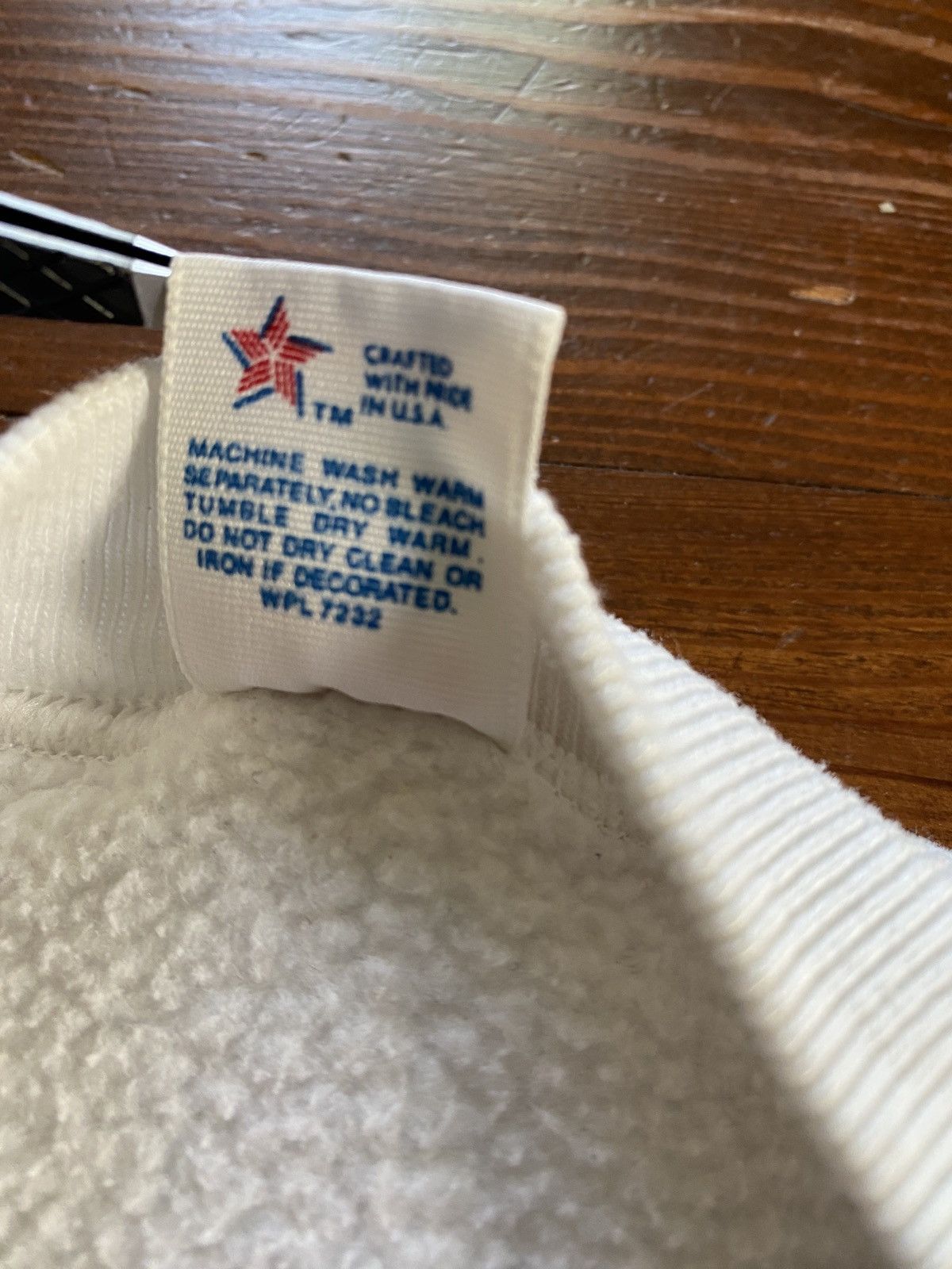 Jerzees Vintage 80’s I❤️NY New York Faded Raglan Crewneck Sweatshirt Size US XS / EU 42 / 0 - 8 Thumbnail