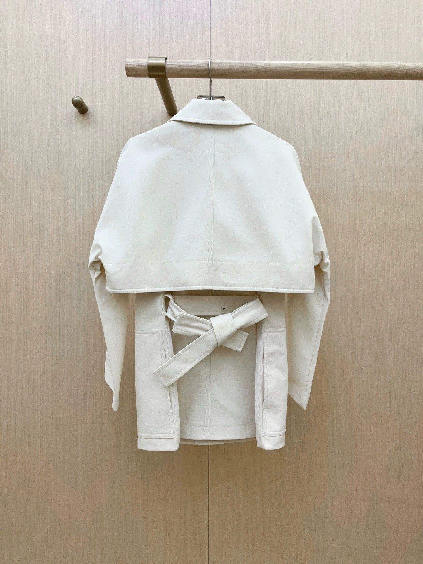 Hermes Hermes White Denim Jacket 36 with Stains Size XS / US 0-2 / IT 36-38 - 2 Thumbnail