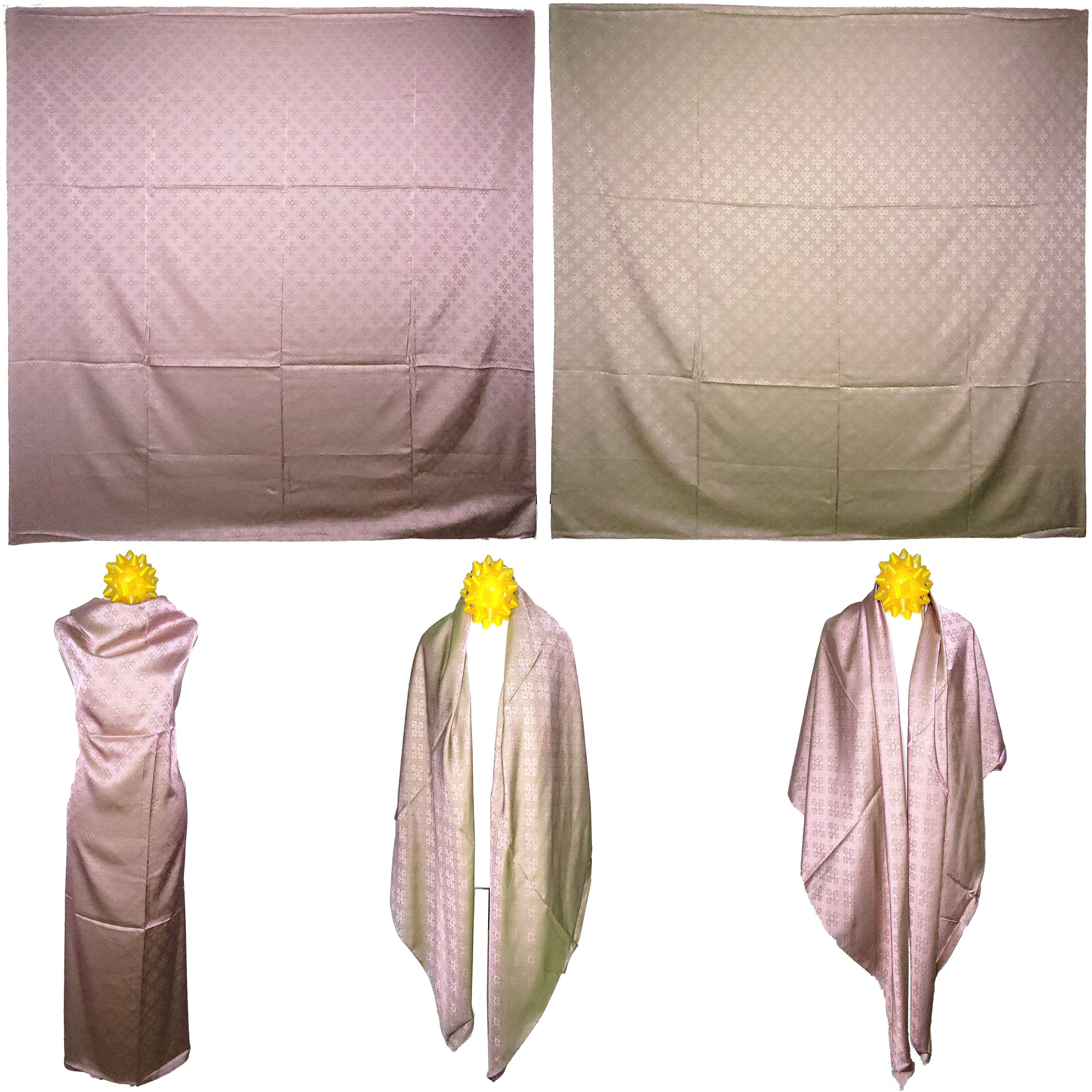 Other NWT Double-Sided Silk Scarf 52"x52" Large Square Wrap 3017 Size ONE SIZE - 1 Thumbnail