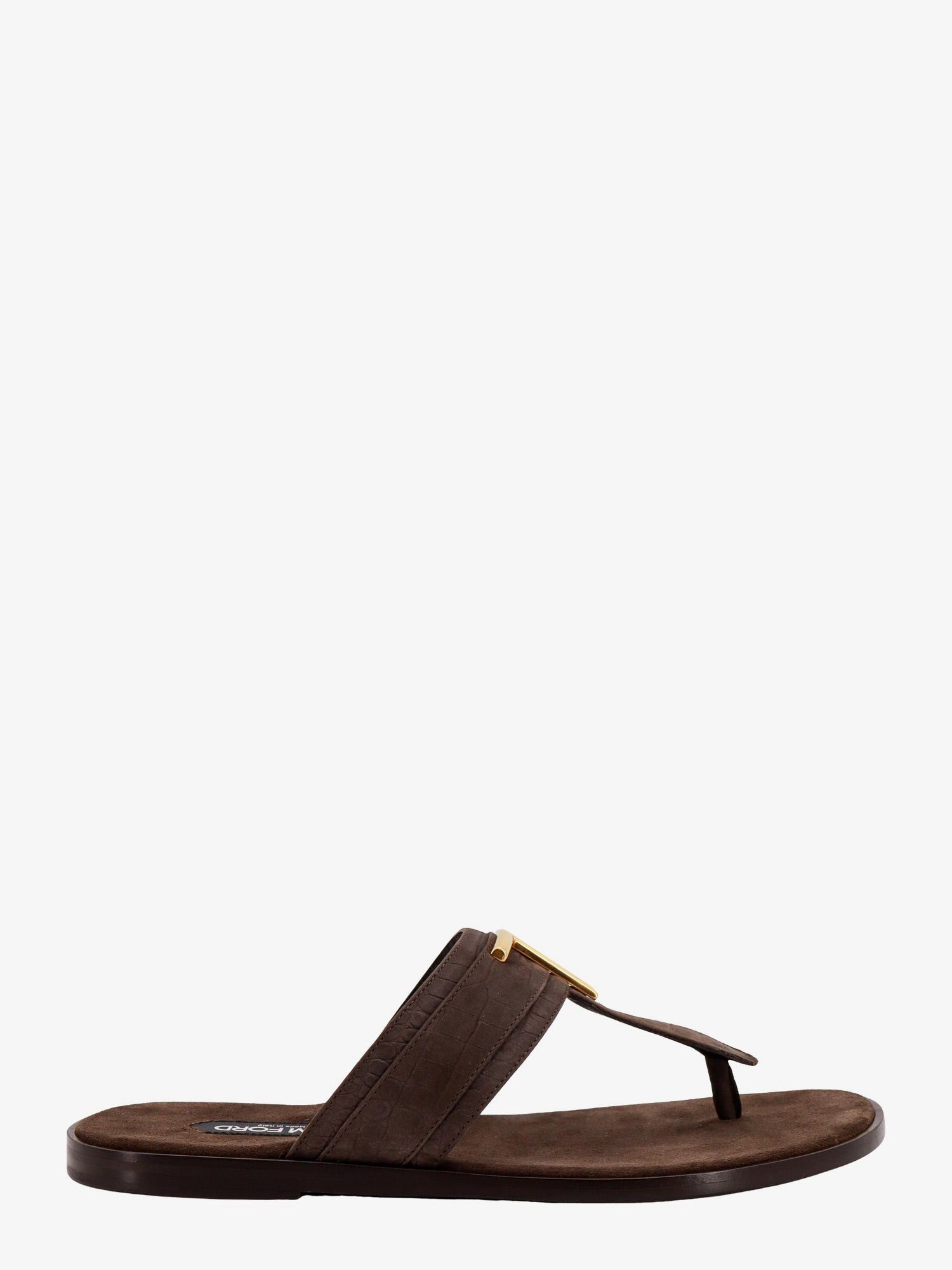 image of Tom Ford Sandals Man Brown Sandals, Men's (Size 7)