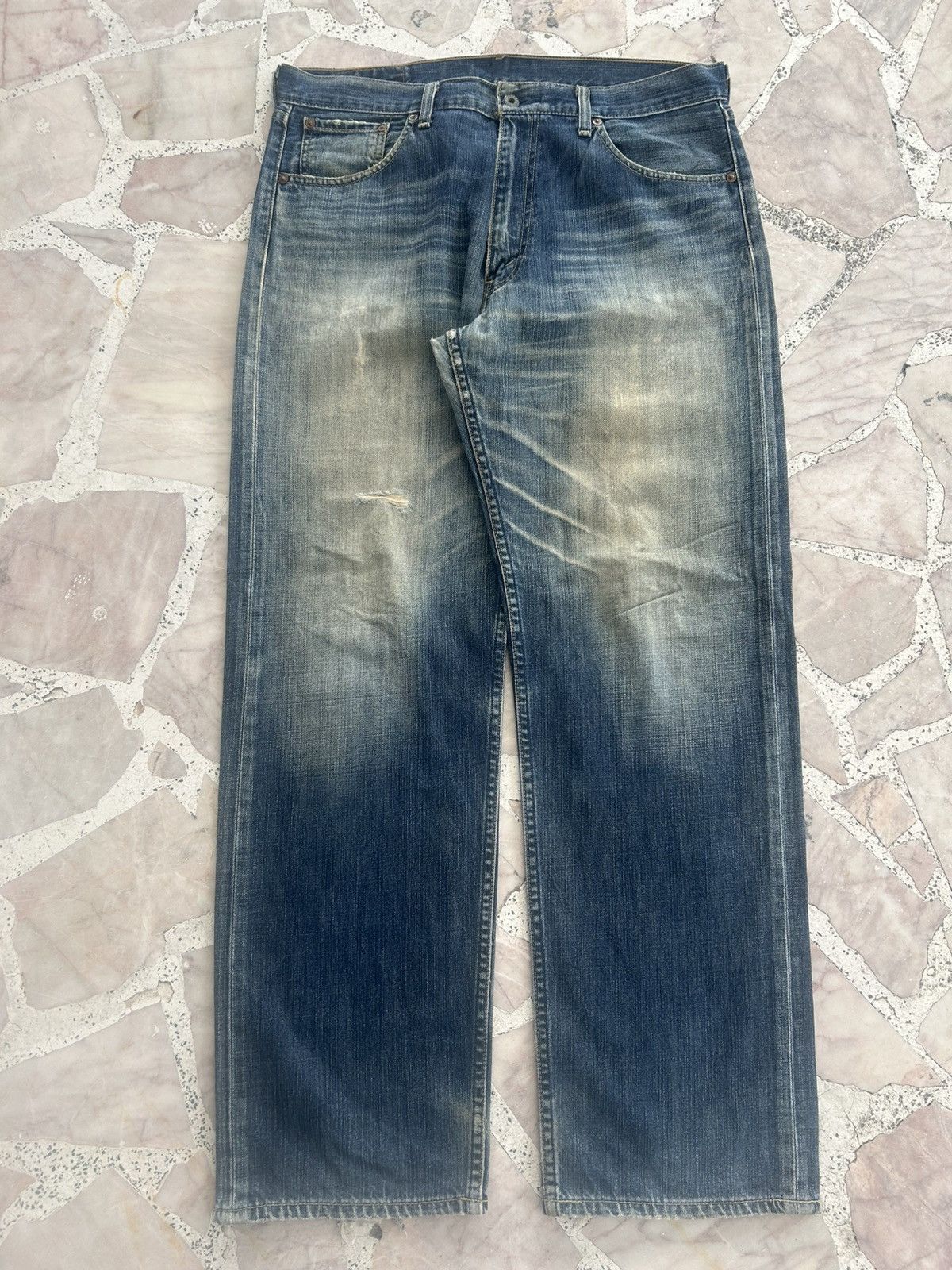 Levi's Levis 503 Vintage Japan Ripped Jeans Size US 36 / EU 52 - 1 Thumbnail