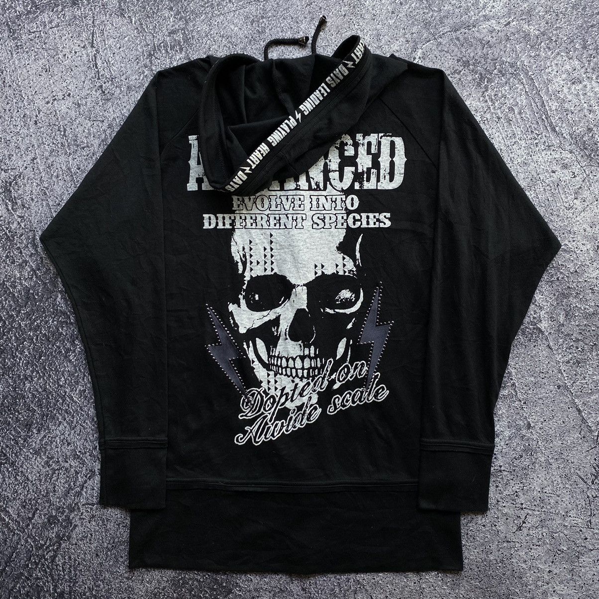 Japanese Brand GHOST Of HARLEM Zip Up Hoodies Size US M / EU 48-50 / 2 - 5 Thumbnail