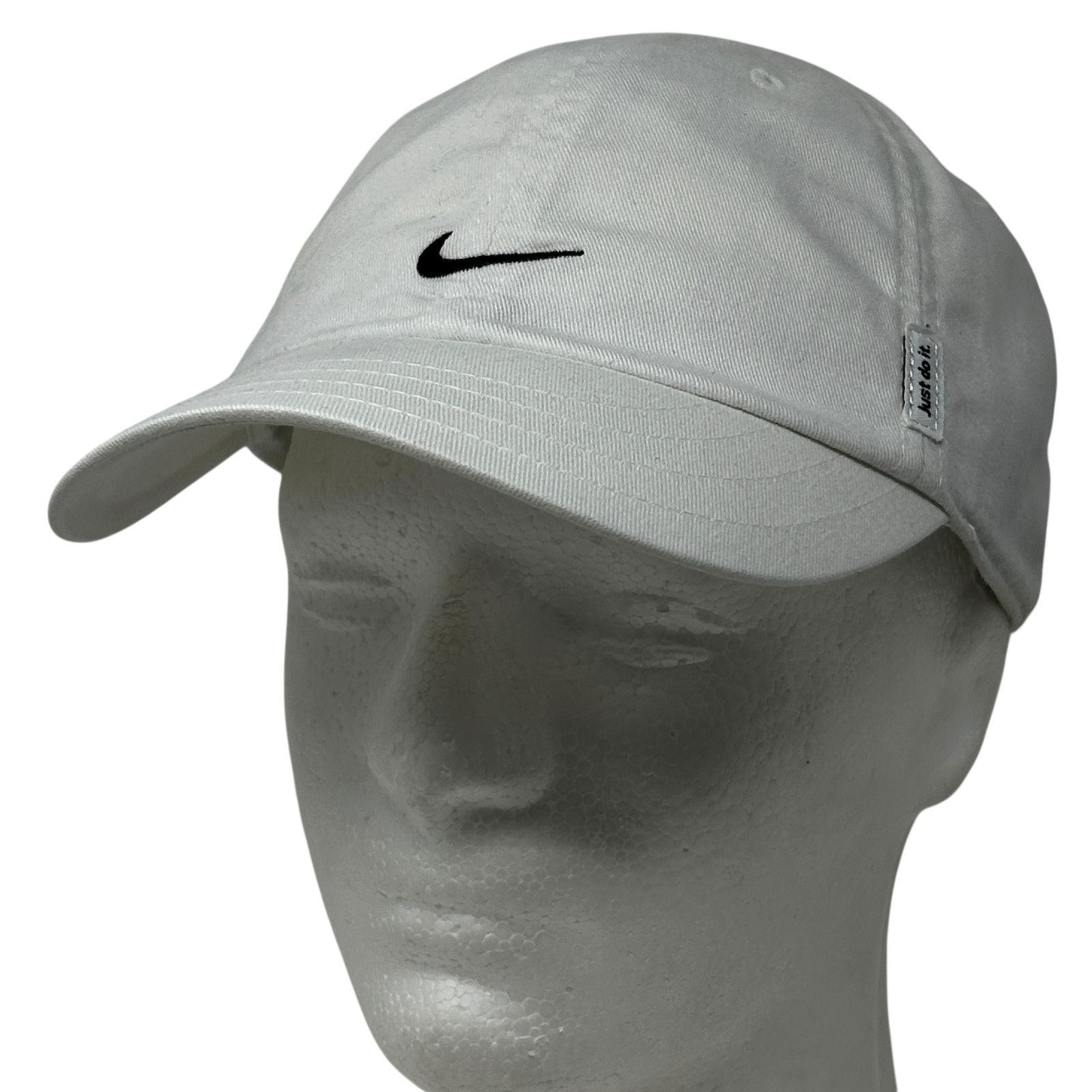 Nike Nike Center Swoosh Just Do It Dad Hat Cap White Logo Size ONE SIZE - 1 Thumbnail