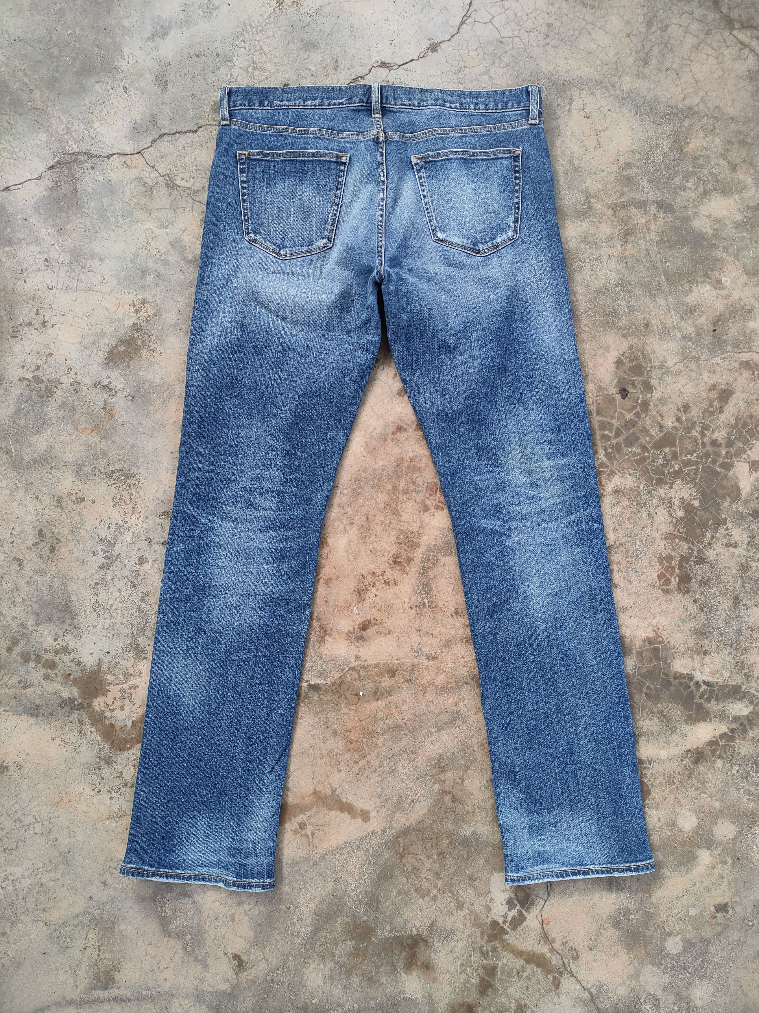 Japanese Brand JAPANESE VINTAGE FADED DISTRESSED JEANS PANTS Size US 35 - 2 Thumbnail