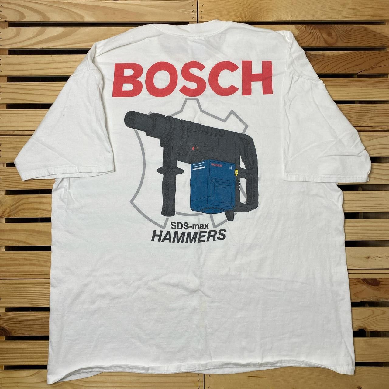 Hanes Vintage Bosch Power Tools White Tee Size 2XL Size US XXL / EU 58 / 5 - 1 Thumbnail