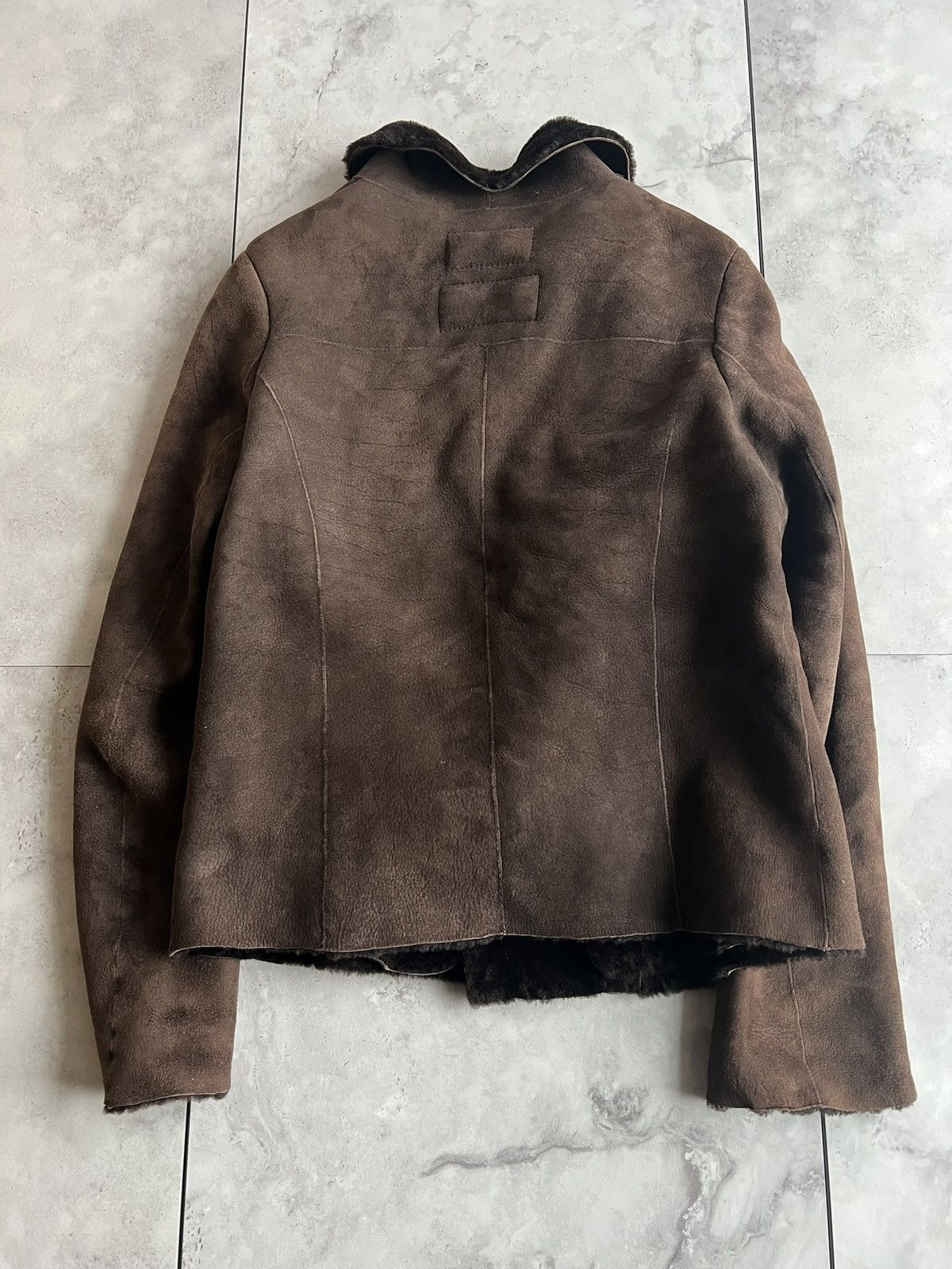 Japanese Brand Floyd Sheepskin Leather Aviator Jacket Size US XS / EU 42 / 0 - 4 Thumbnail