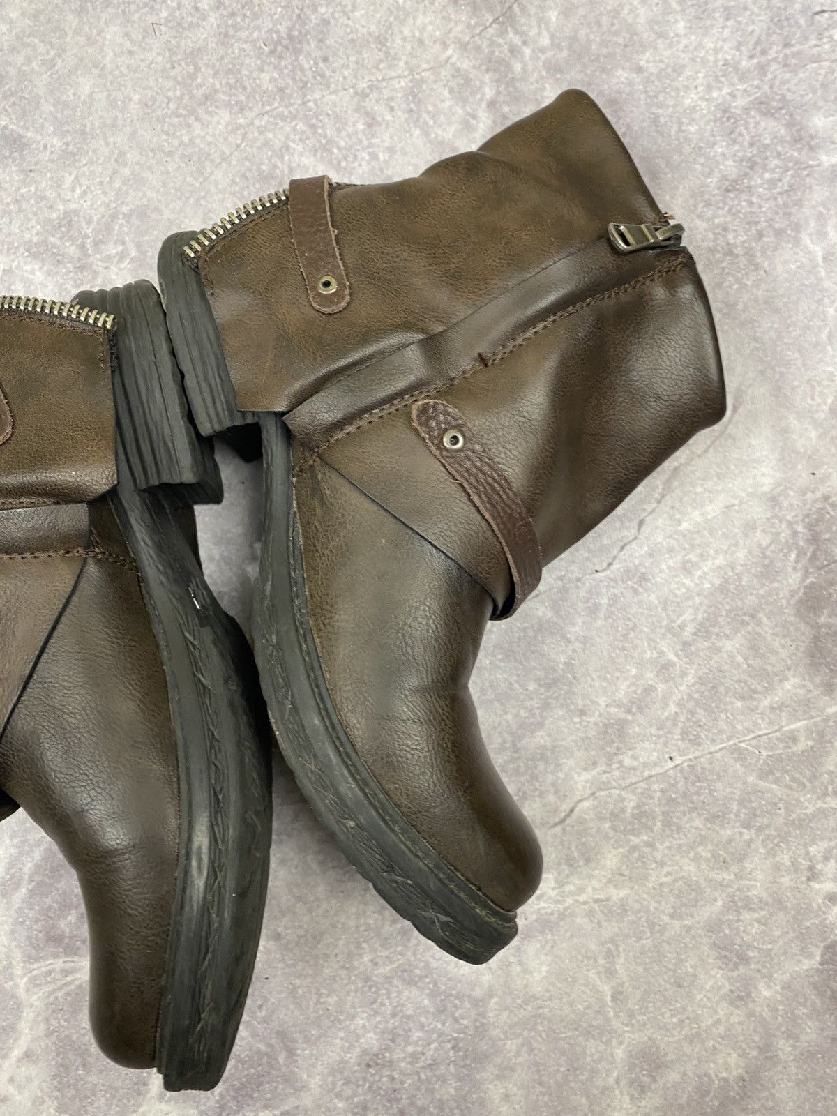 Other Vintage Avantgarde Y2K Grange A.S.98 Style Boho Boots ASH Size US 8 / IT 38 - 10 Thumbnail