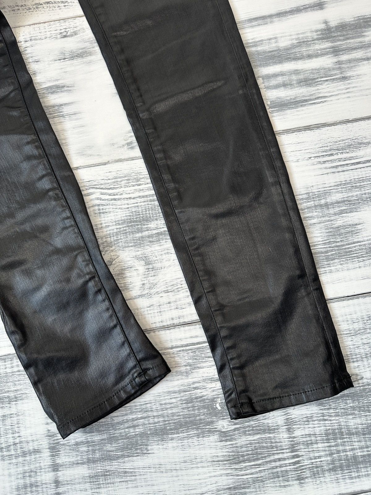 Ralph Lauren RALPH LAUREN Black Label Wax Coated Jeans Pants Women’s 27 Size 27" / US 4 / IT 40 - 9 Thumbnail