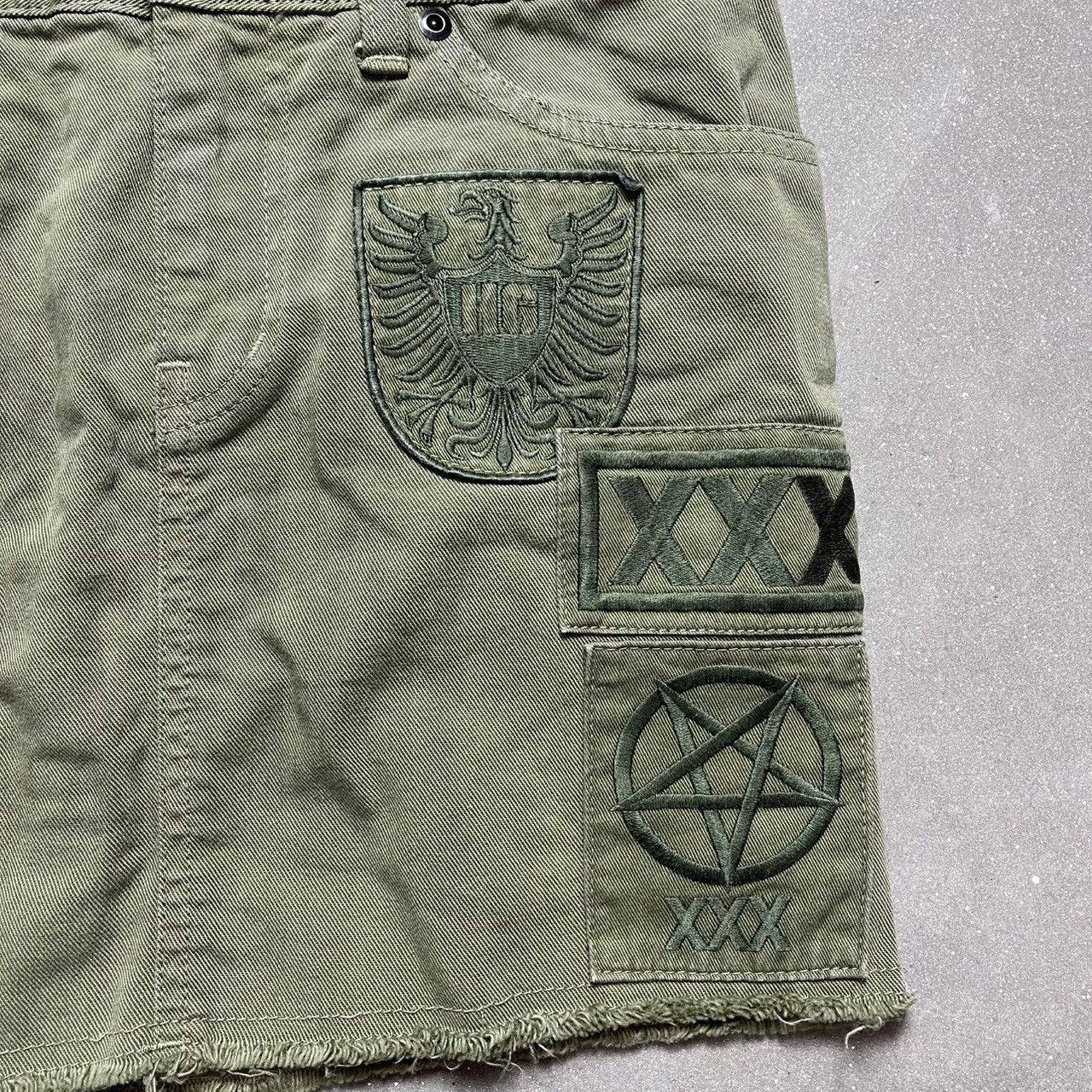Hysteric Glamour × Le Grande Bleu (L.G.B.) Hysteric Glamour Army Military Style Mini Skirt Size 30" / US 8 / IT 44 - 3 Thumbnail