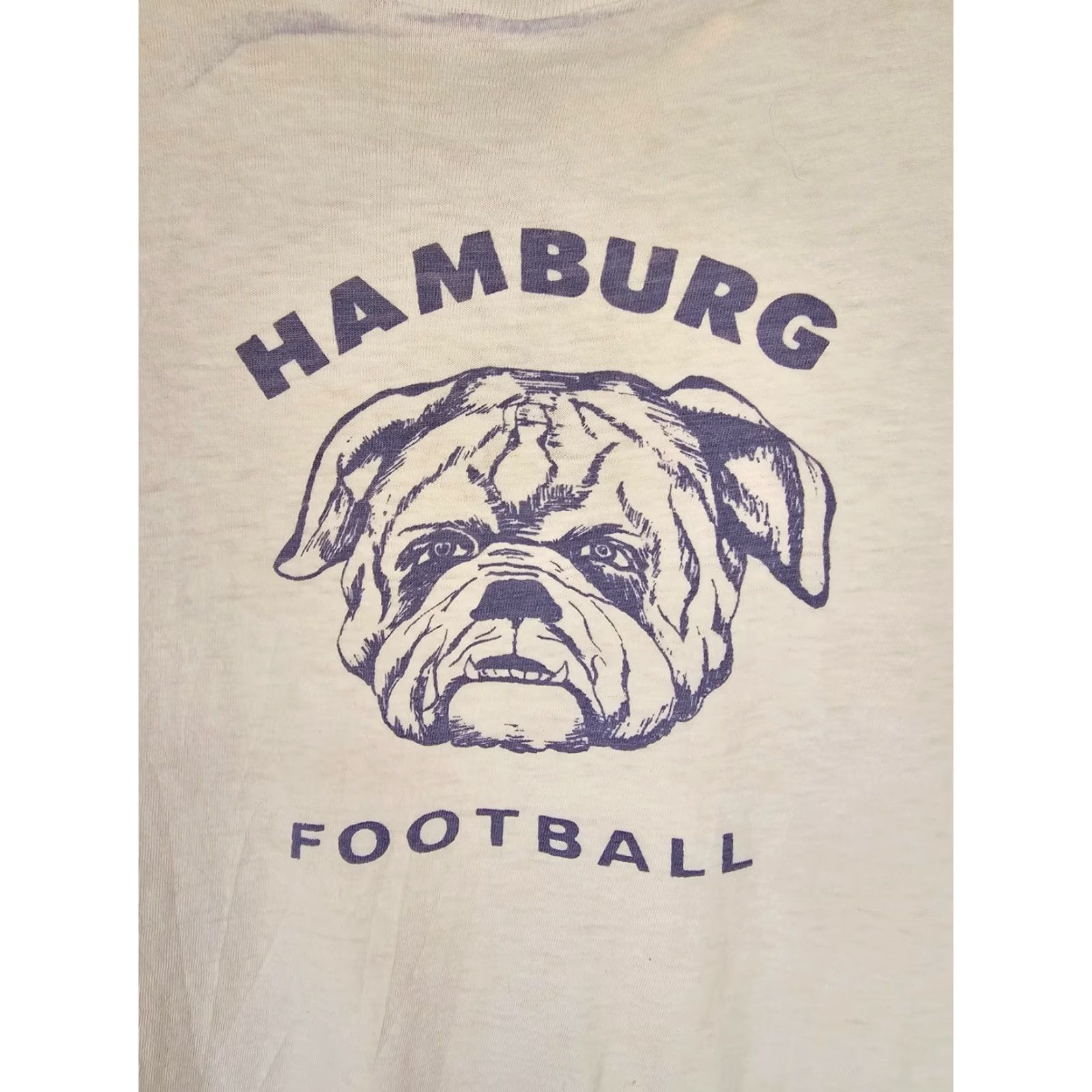 Vintage VINTAGE DIRBY 50' HAMBURG FOOTBALL T-SHIRT White Small Short Sleeve Round Neck Cotton Men SZ Small Shirt Mens Size US S / EU 44-46 / 1 - 2 Thumbnail