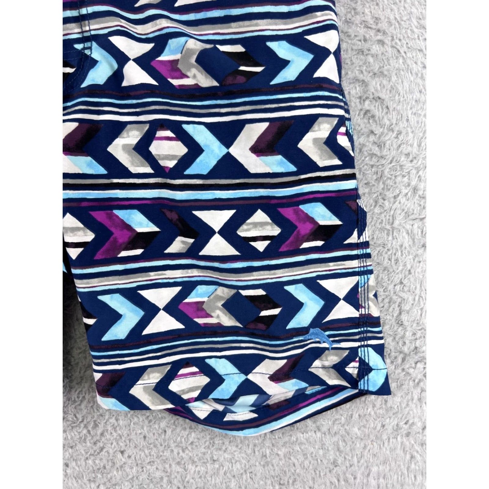 Tommy Bahama Tommy Bahama Swim Trunks Men Medium Blue Southwestern Pattern Board Shorts Beach Size US 31 - 6 Thumbnail