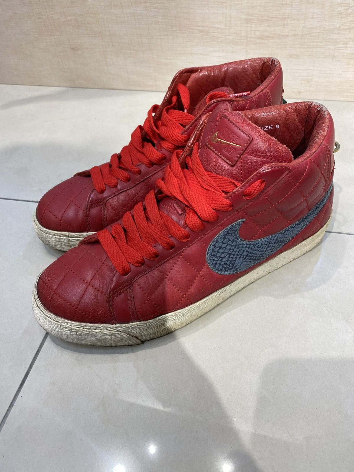 Nike SB Blazer Supreme Red 2006 Size9