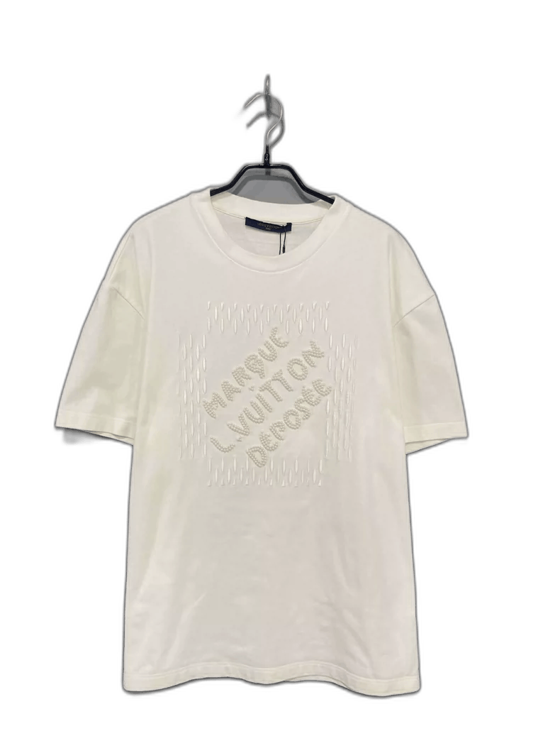 Louis Vuitton Louis Vuitton Pharrell Logo Short Sleeve Tee- Size L / US 10 / IT 46 - 1 Thumbnail