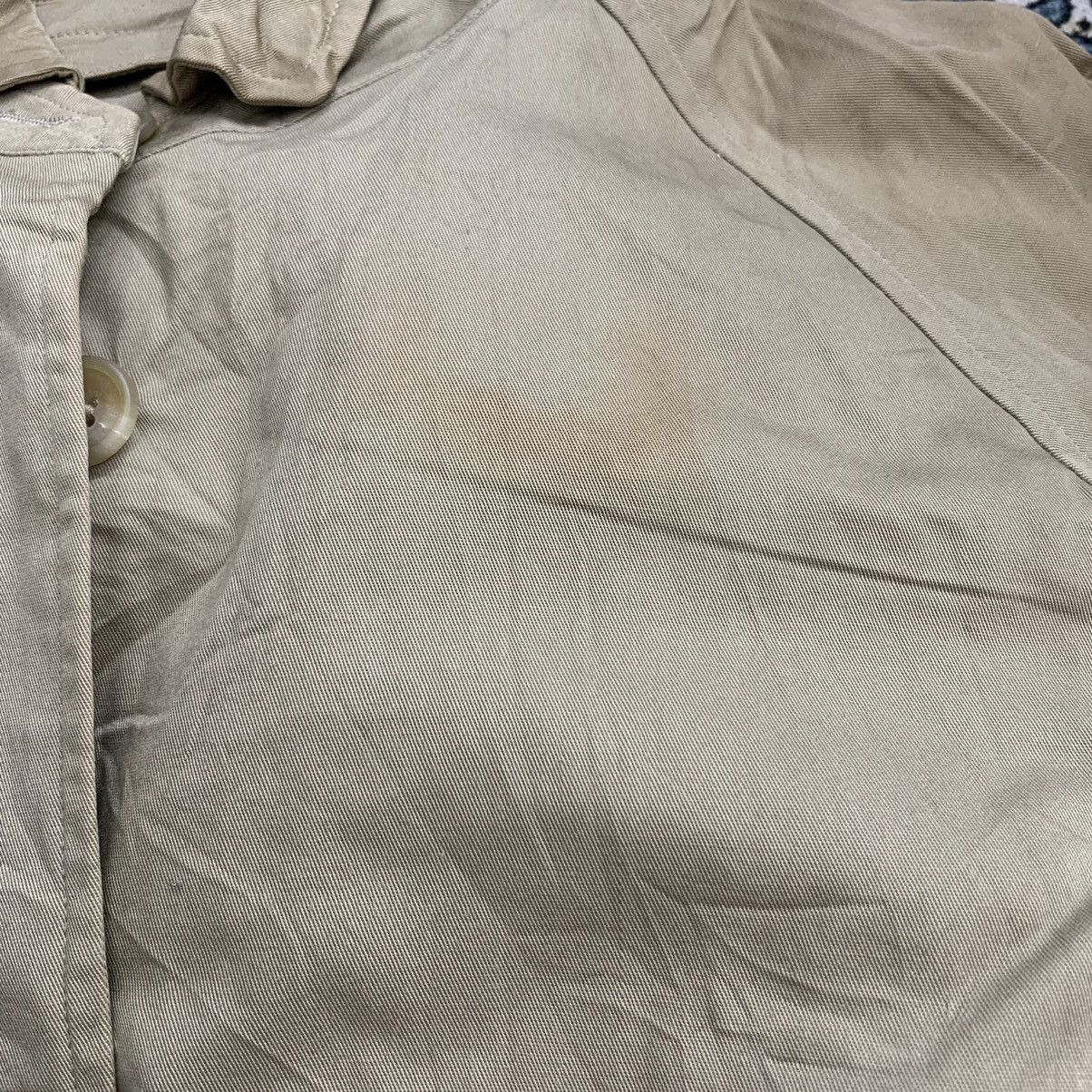 Burberry Vintage BURBERRYS England Brand Plain Beige Bomber Jacket Size US L / EU 52-54 / 3 - 6 Thumbnail