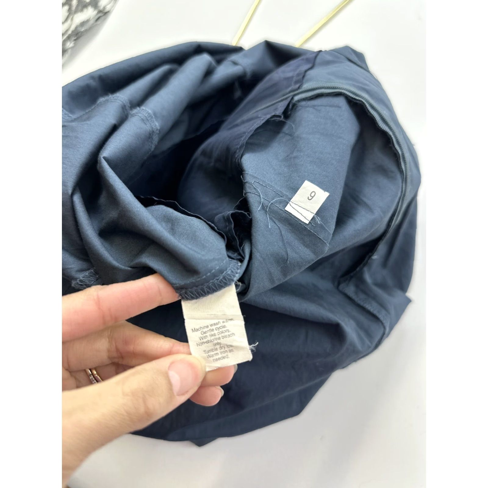 J.Crew J.Crew Dress Women’s M Blue Twill Sheath Dress Sleeveless Crew Neck Pockets Knit Knee Length Solid Colorful Modern Style Mens? No, Women. Size M / US 6-8 / IT 42-44 - 5 Thumbnail
