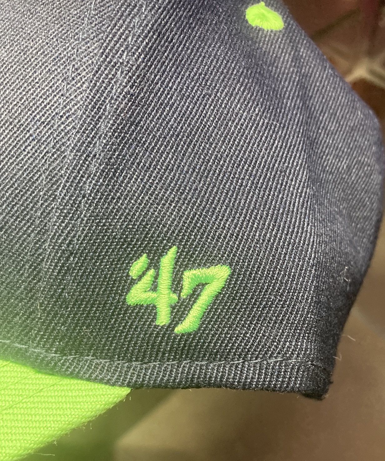 47 Brand Seattle Seahawks 47 contender stretch fit osfa green hat cap Size ONE SIZE - 5 Thumbnail