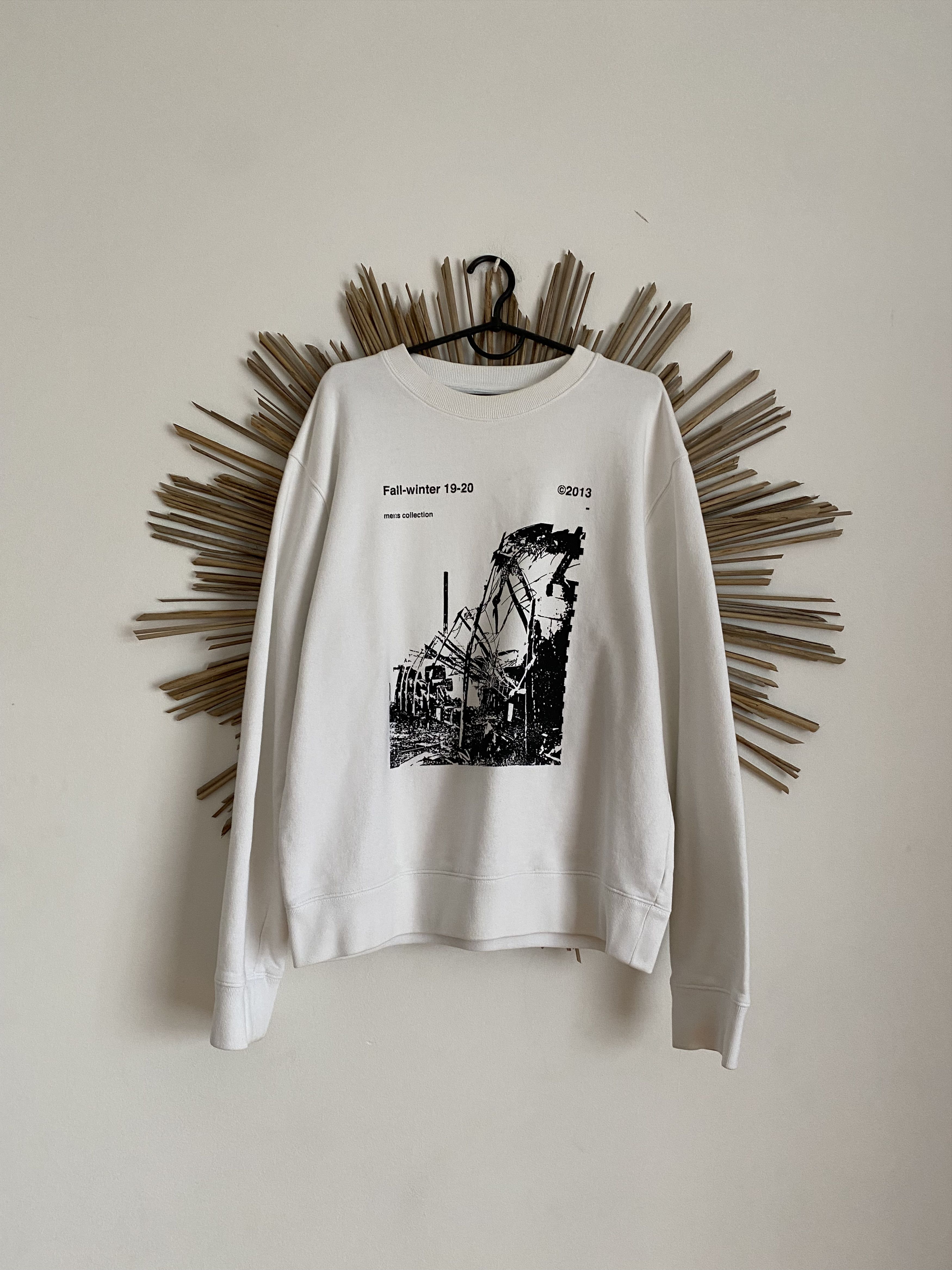 Off-White Off-White Main Label fall-winter 19-20 rare sweatshirt Size US L / EU 52-54 / 3 - 2 Thumbnail