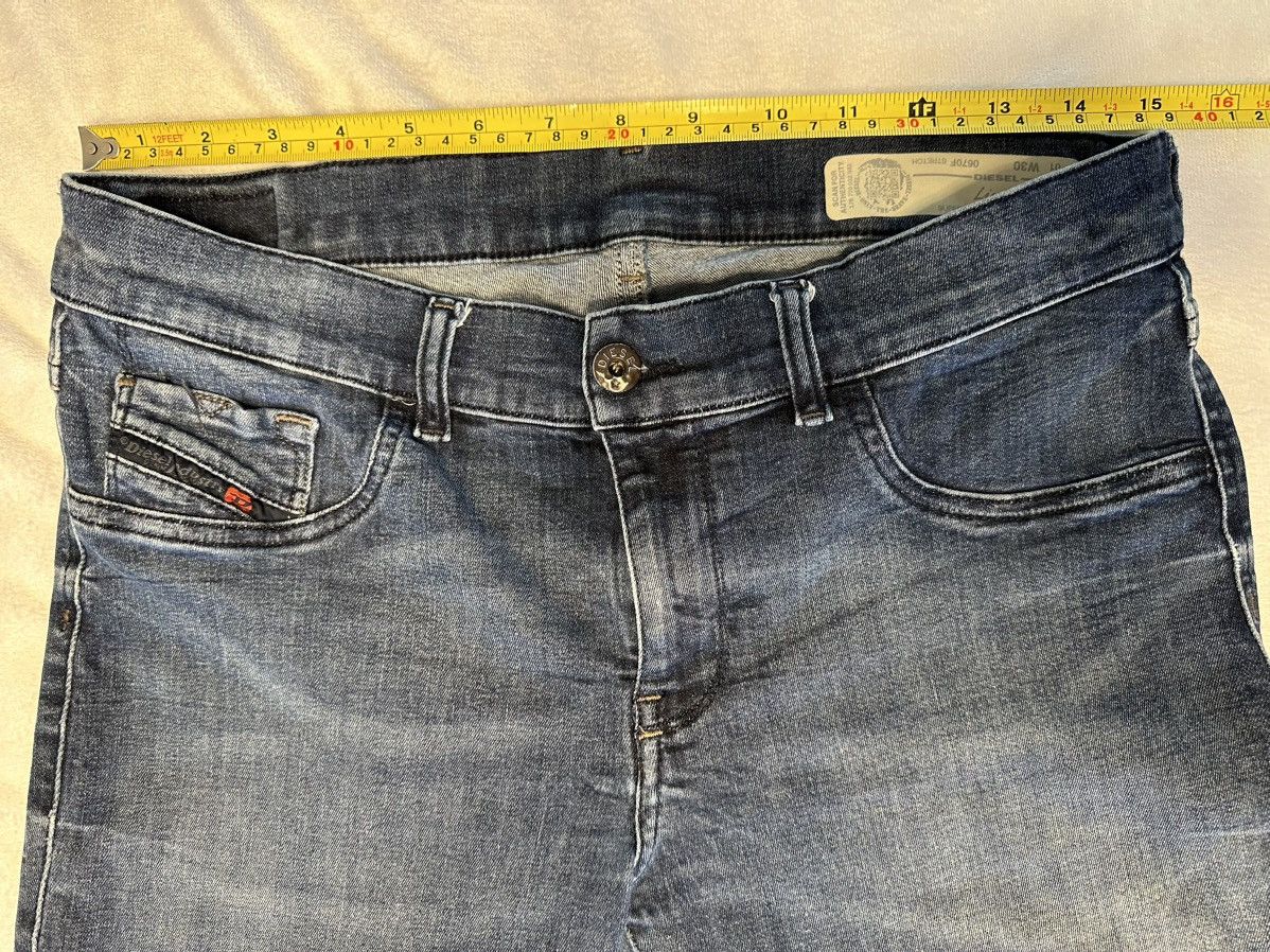 Diesel Women's Diesel Livier Jeans Sz 30”x32”Hemmed Stretch Jegging Size 30" / US 8 / IT 44 - 6 Thumbnail