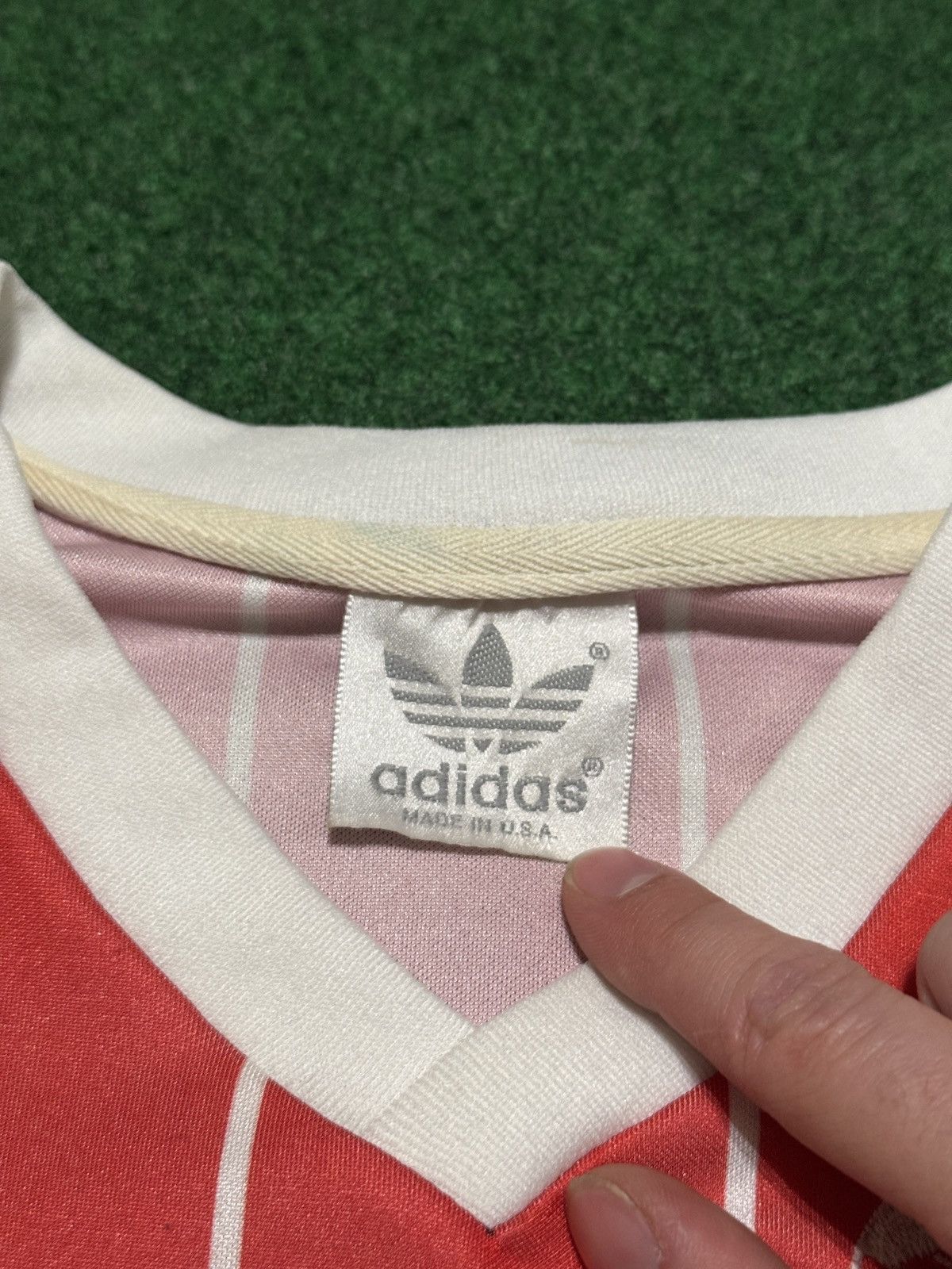 Adidas 80s Brest Amorique Adidas USA Version RARE Soccer Jersey Size US XL / EU 56 / 4 - 3 Thumbnail