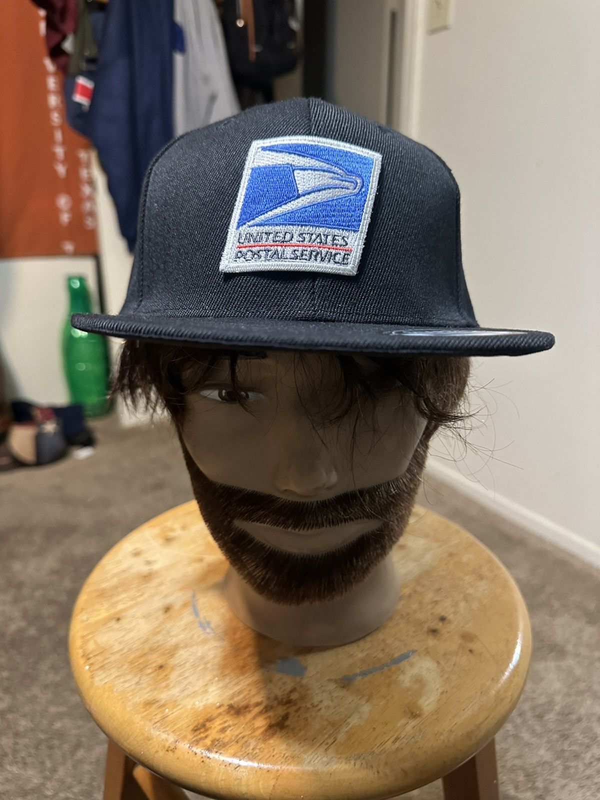 Anti Social Social Club Vintage USPS Mailman “triple black” hat 00s Size ONE SIZE - 1 Thumbnail