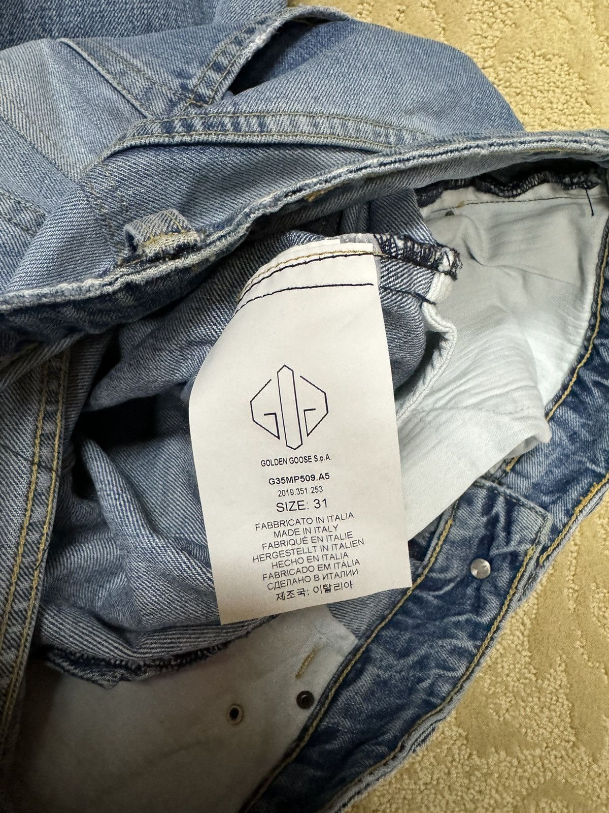 Golden Goose Golden Goose Studded Jeans Size US 31 - 5 Thumbnail