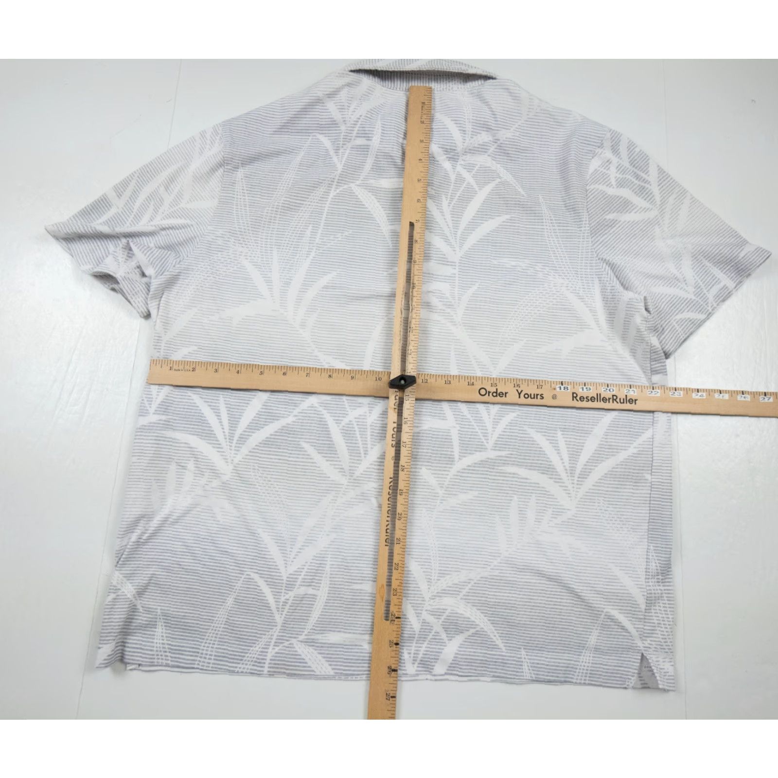 Nat Nast Nat Nast Polo Shirt Mens Large Gray Short Sleeve Collared Striped Casual Size US L / EU 52-54 / 3 - 6 Thumbnail