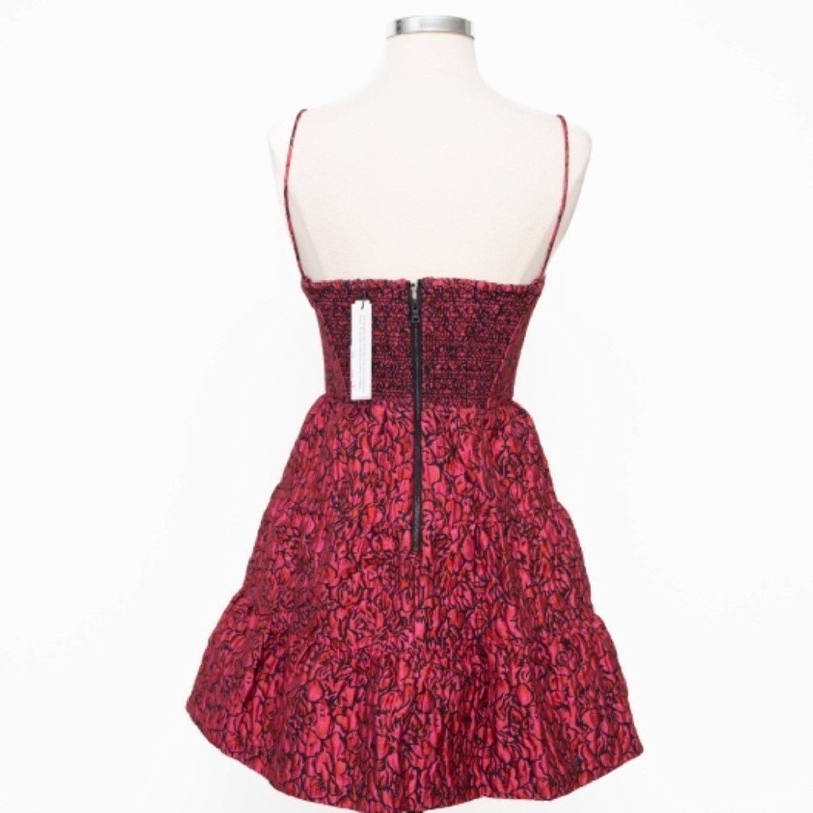 Alice + Olivia ALICE + OLIVIA. Jamila Fit-&-Flare Dress. Size XS / US 0-2 / IT 36-38 - 3 Thumbnail