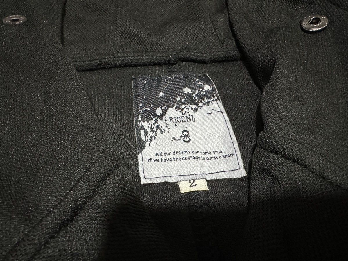 If Six Was Nine 🔥Sick Y2K Ricend Asymmetric Ninja Vest Hooded Vkei Goth Punk Size US S / EU 44-46 / 1 - 8 Thumbnail
