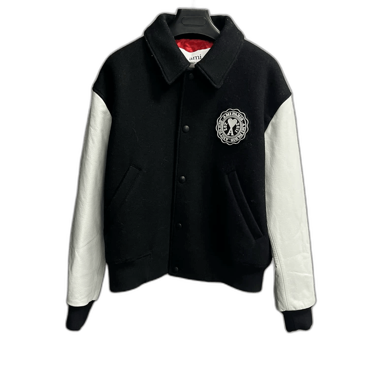 AMI Black and White Color Block Jacket Size US XL / EU 56 / 4 - 1 Thumbnail