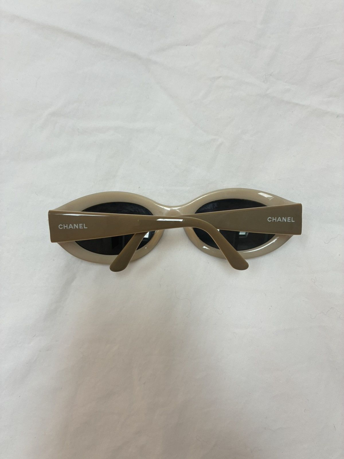 Vintage Chanel Olive Green Sunglasses, 90