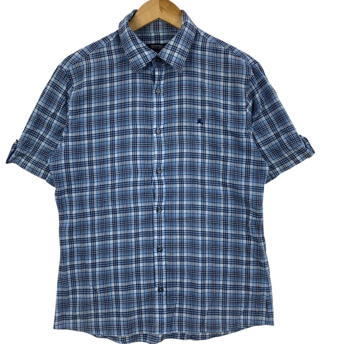 Burberry Vintage BURBERRY BLACK LABEL Nova Checks Casual Tee Shirt Size S / US 4 / IT 40 - 4 Thumbnail