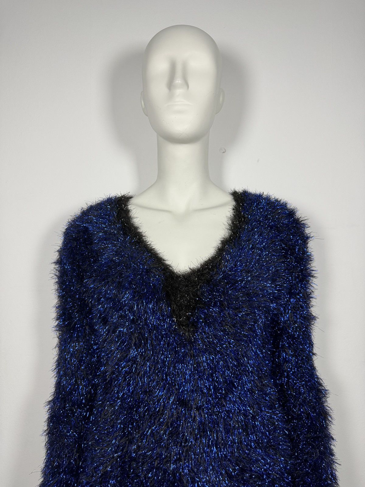 Balmain Balmain 2010’s Oversized Fuzzy Mohair Knit Sweater Size L / US 10 / IT 46 - 13 Thumbnail