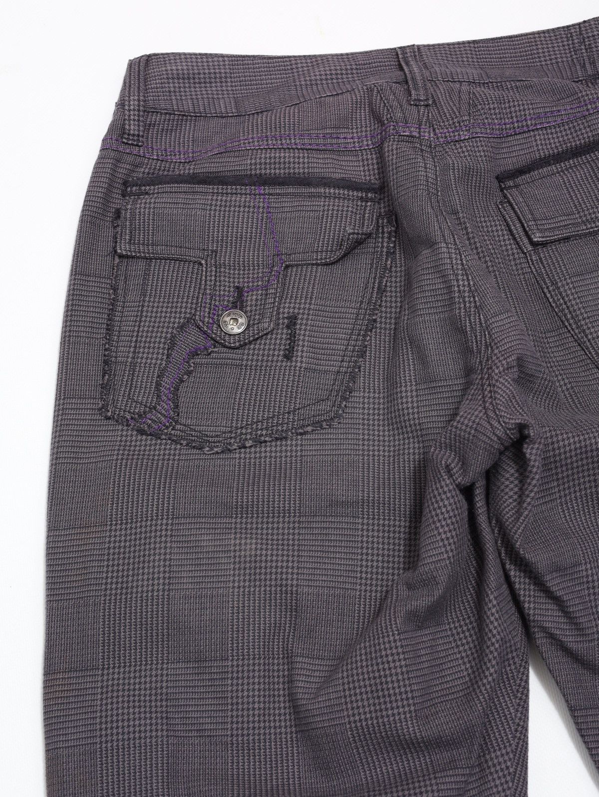 Marithe + Francois Girbaud Marithe Francois Girbaud Check Plaid Pants Trousers Gray Size 30" / US 8 / IT 44 - 13 Thumbnail