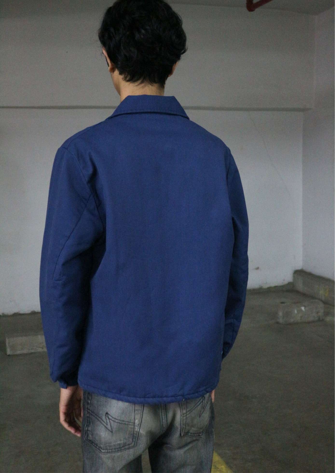 Vintage Vintage Todd Uniform Sun Faded Blue Work Jacket Made in USA Size US S / EU 44-46 / 1 - 9 Thumbnail