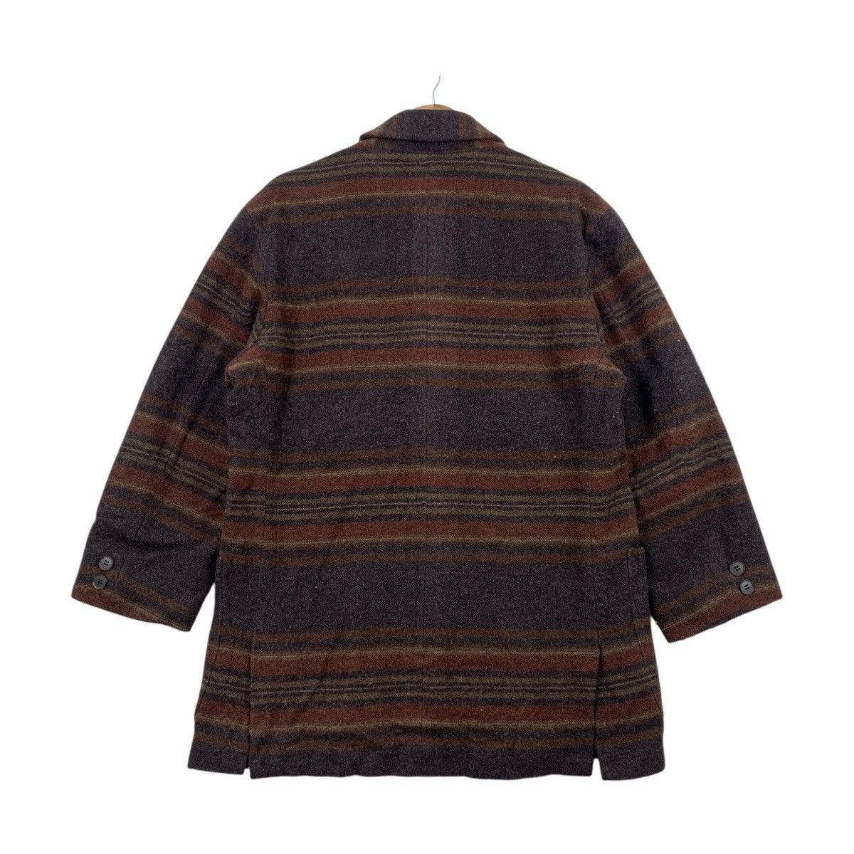 Japanese Brand × Melrose × Vintage Vintage MEN’S MELROSE Japanese Brand Wool Overcoat Jacket Size US L / EU 52-54 / 3 - 2 Thumbnail
