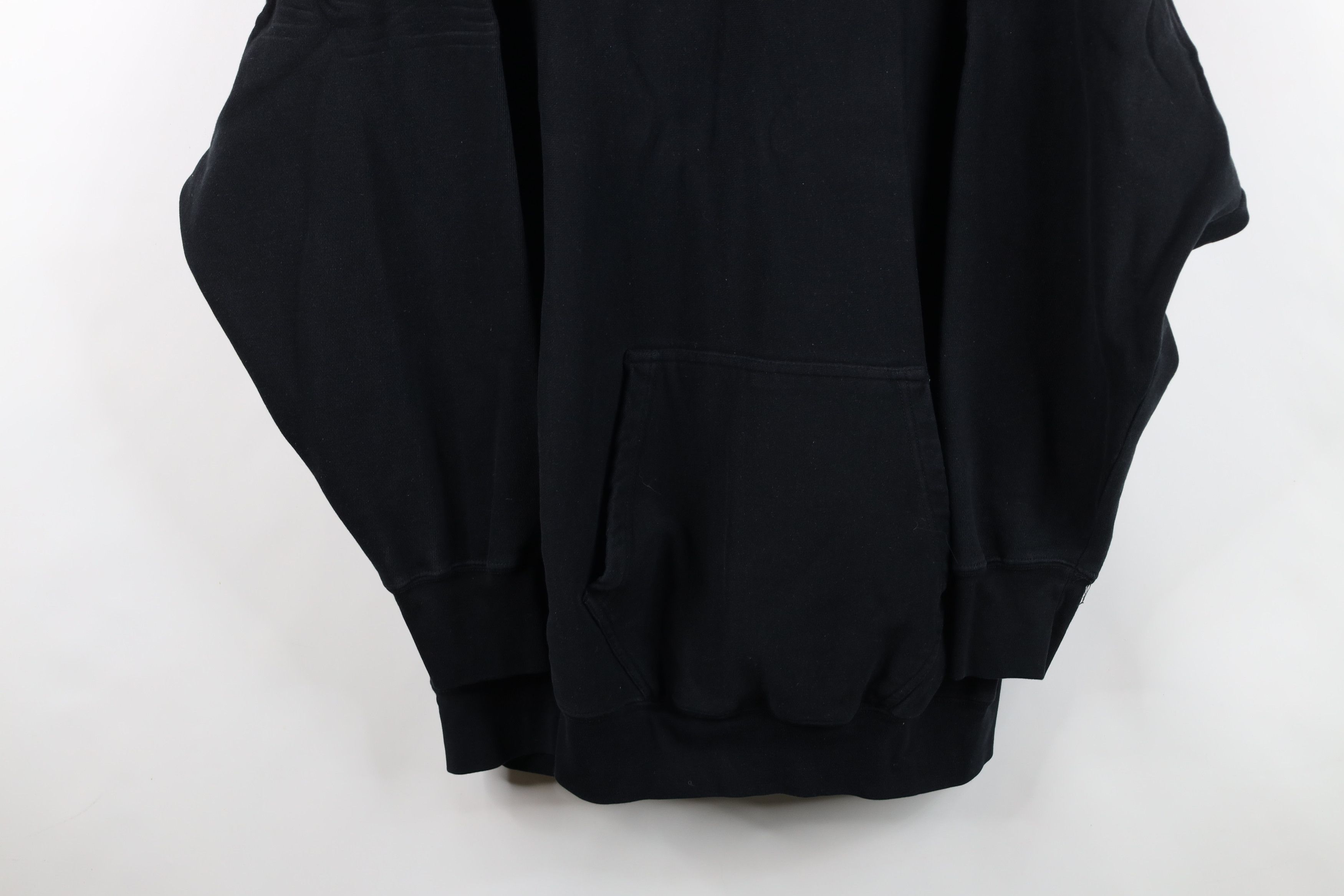 Vintage Vintage 90s Heavyweight Wayne State University Hoodie Black Size US XXL / EU 58 / 5 - 3 Thumbnail