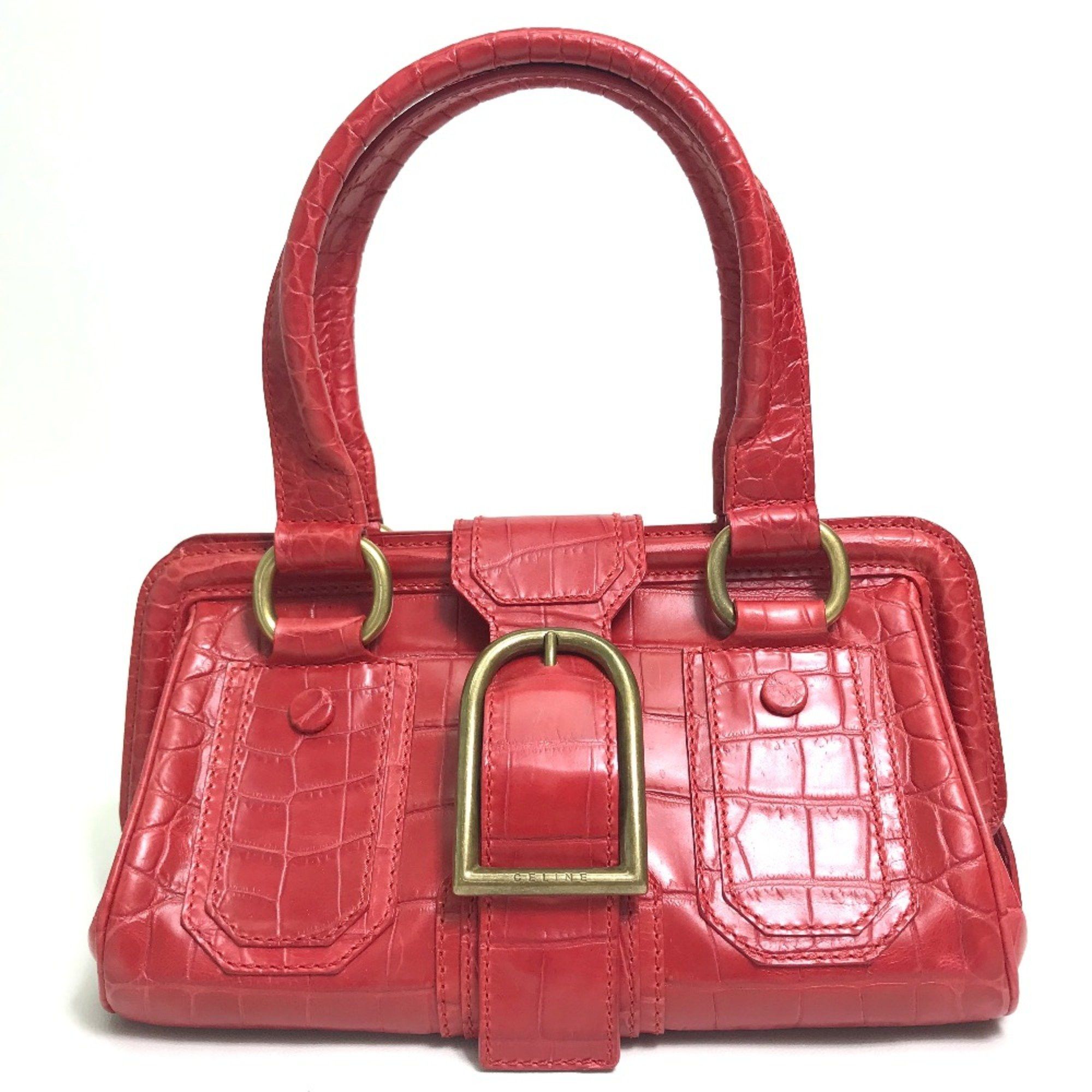 Celine CELINE belt Bag Hand Bag Red GoldHardware Size ONE SIZE - 1 Thumbnail