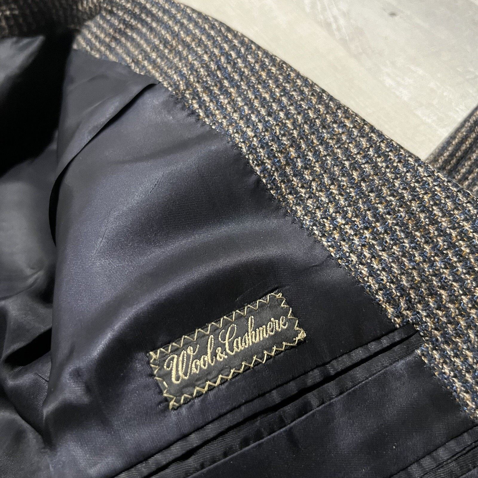 Ermenegildo Zegna Ermenegildo Zegna Blazer VTG Wool/Cashmere Knit Sport Coat Size 46L - 9 Thumbnail