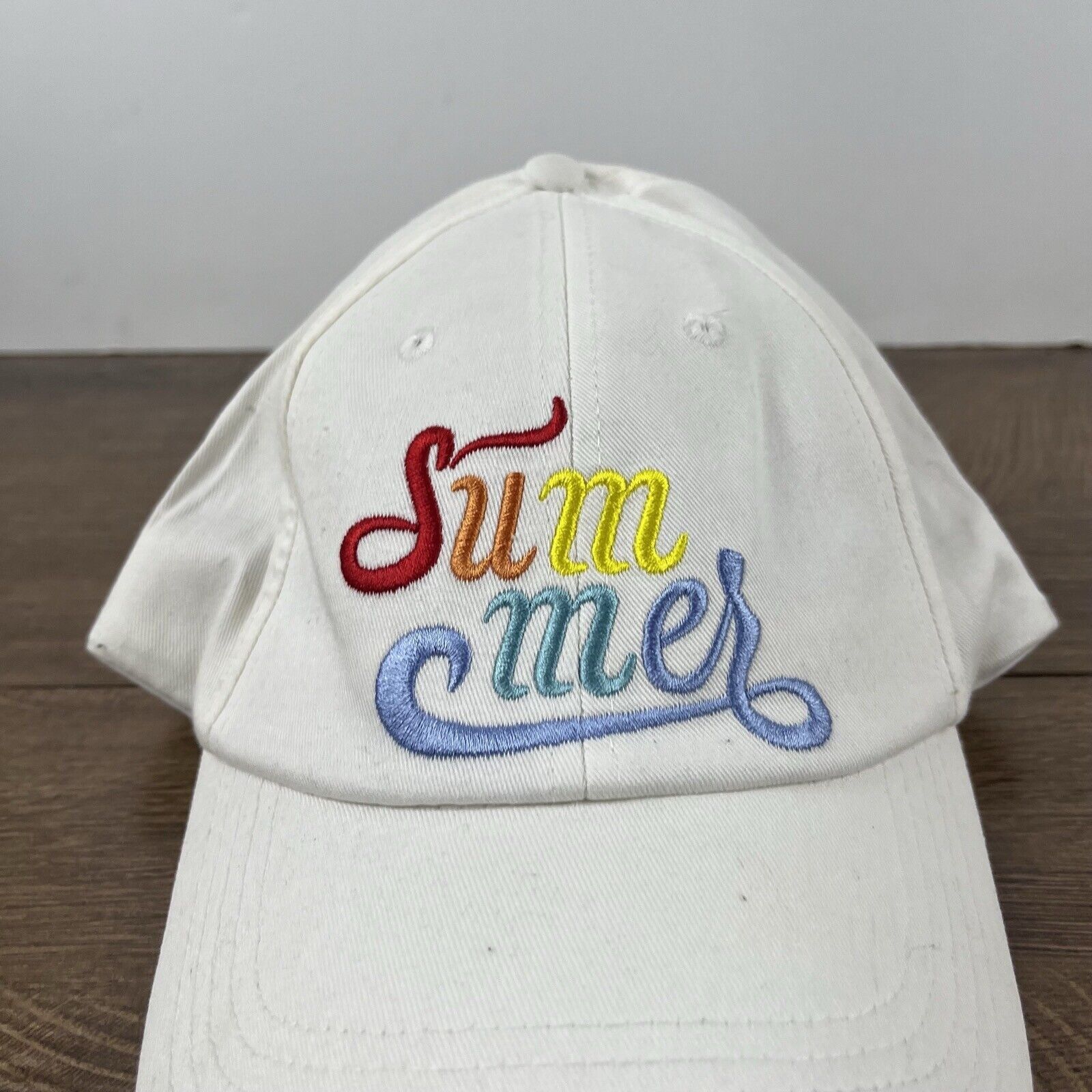 Other Summer Hat Summer Baseball Hat White Adjustable Hat White Ad Size ONE SIZE - 7 Thumbnail