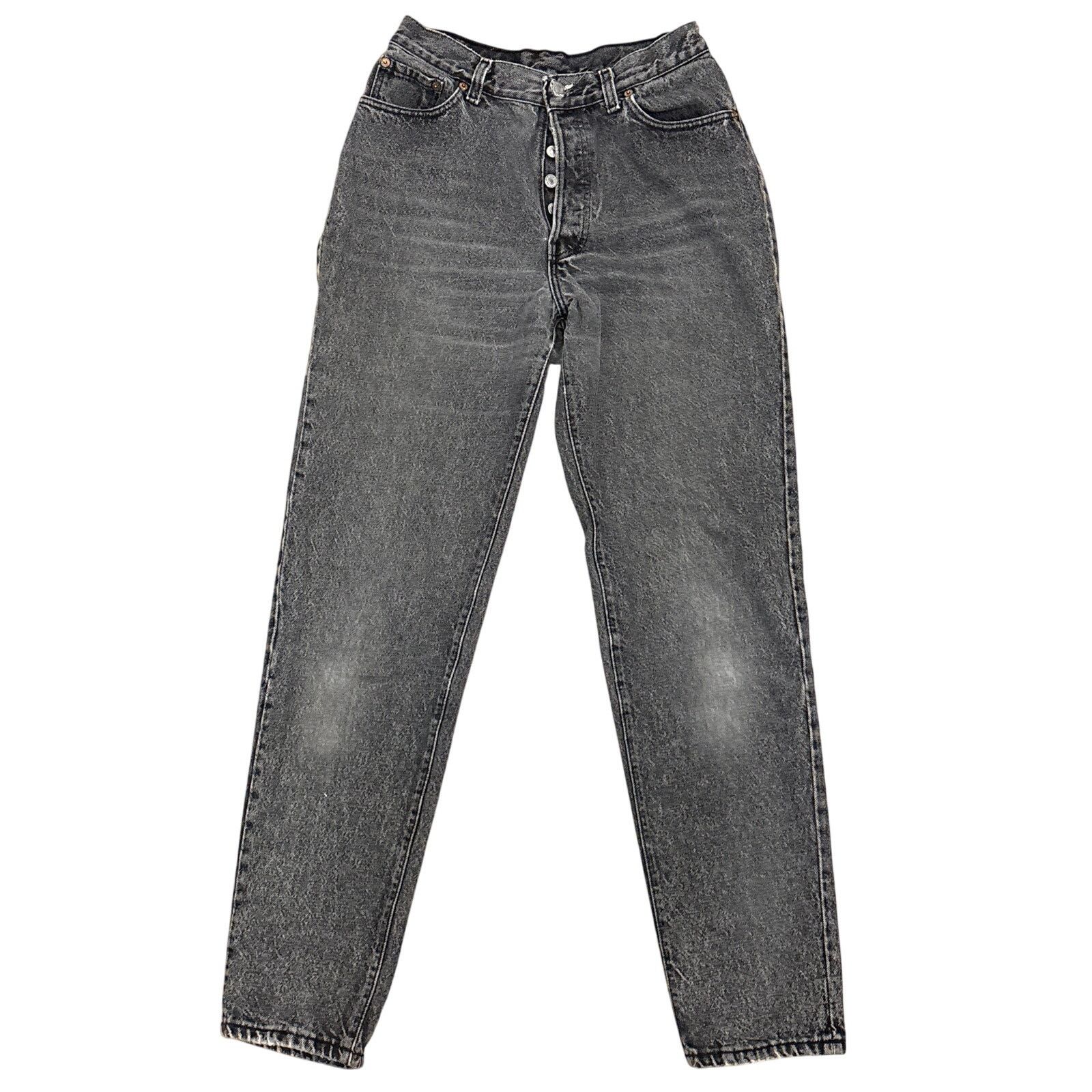 Levi's Vintage Levi’s Black electric wash Jeans 501-0601 women’s 11 Size 27" / US 4 / IT 40 - 2 Thumbnail
